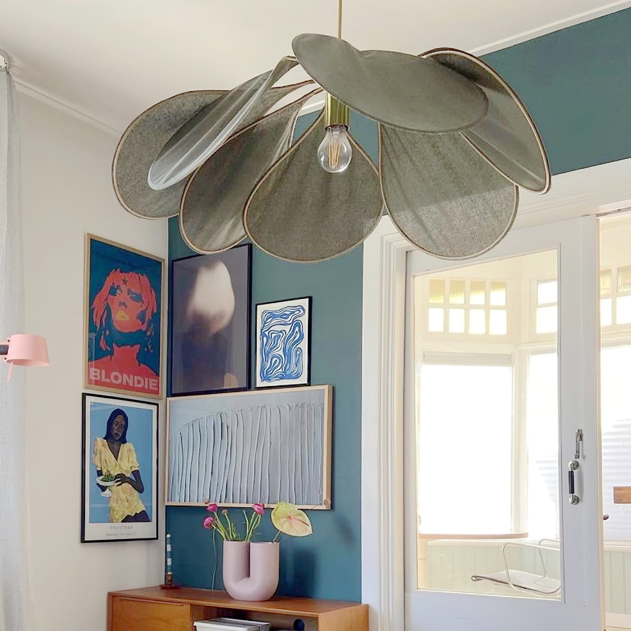 Dax Fabric Nature-inspired Pendant Lamp