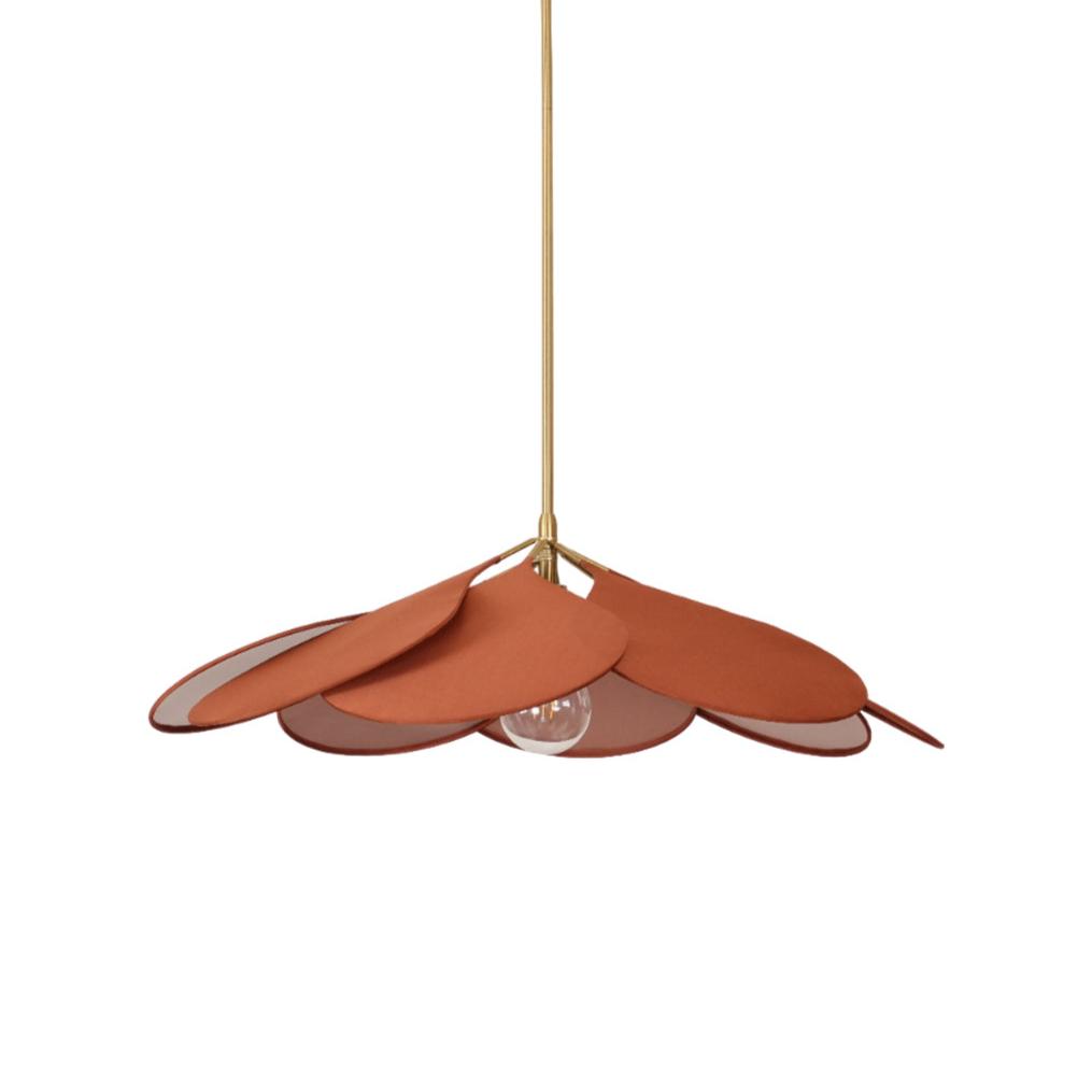 Dax Fabric Nature-inspired Pendant Lamp