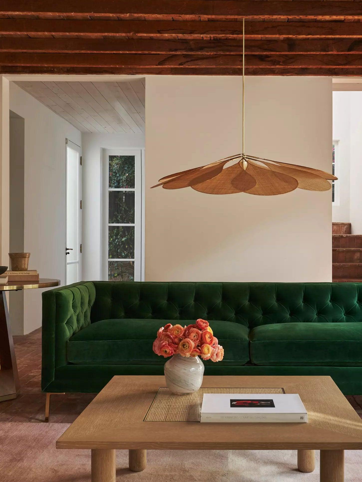 Dax Fabric Nature-inspired Pendant Lamp