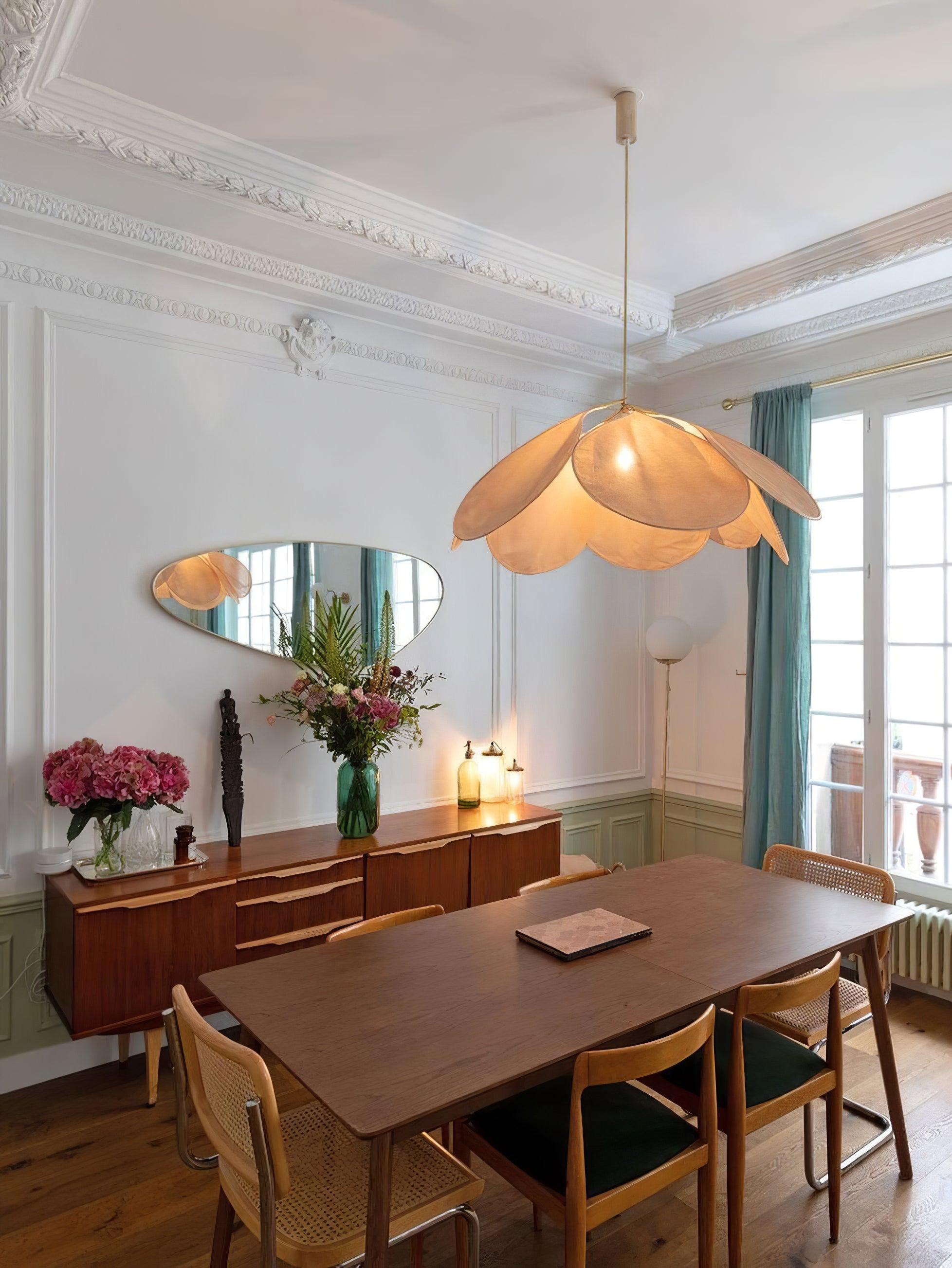 Dax Fabric Nature-inspired Pendant Lamp