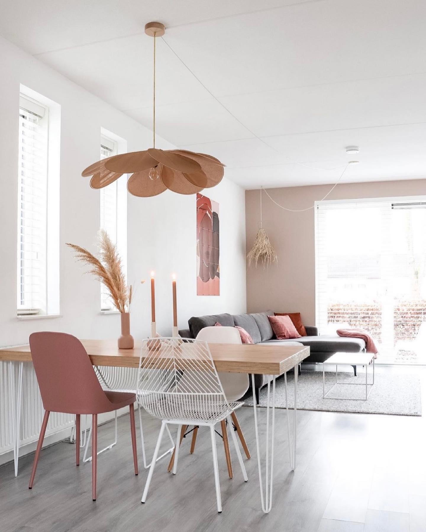 Dax Fabric Nature-inspired Pendant Lamp
