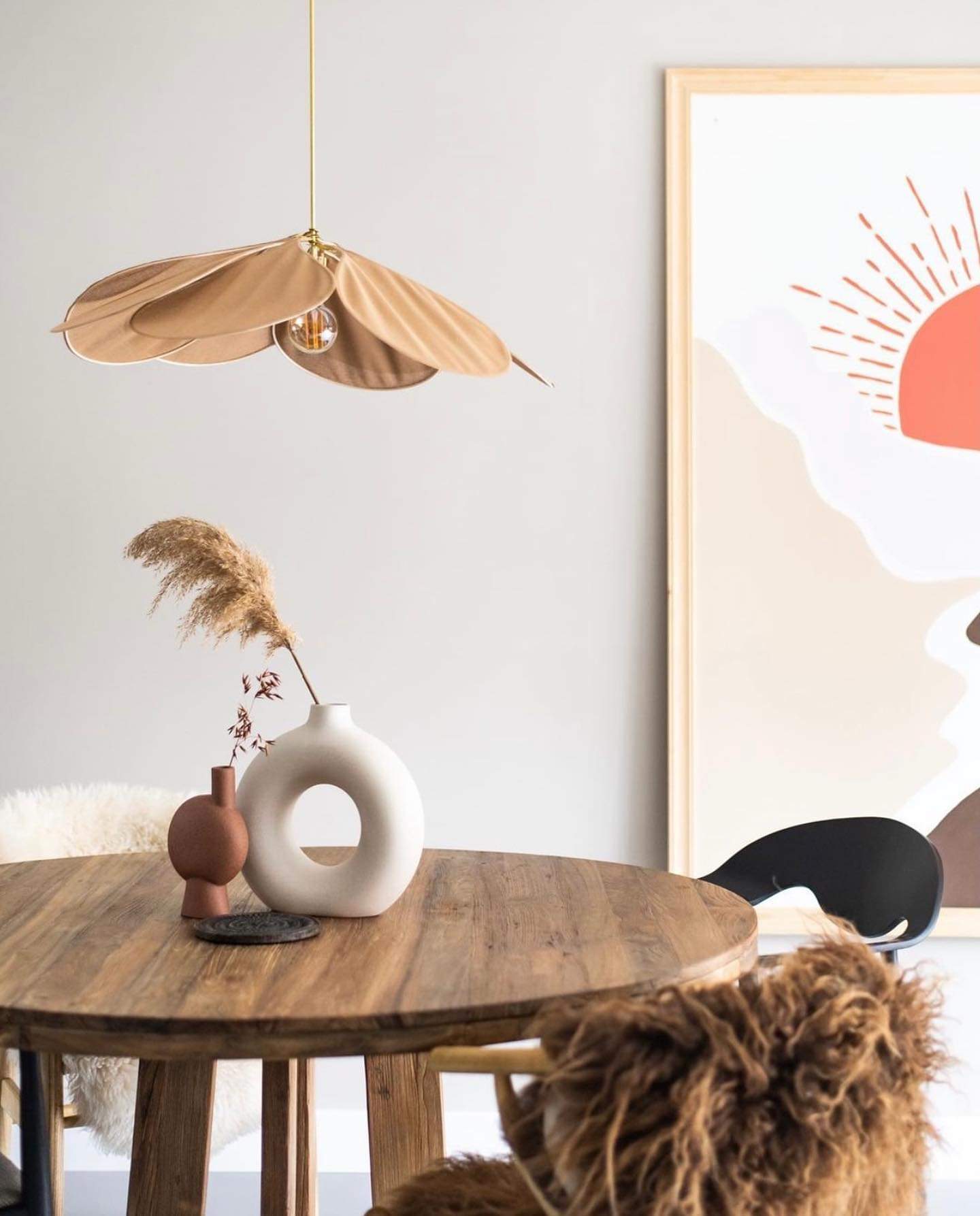 Dax Fabric Nature-inspired Pendant Lamp