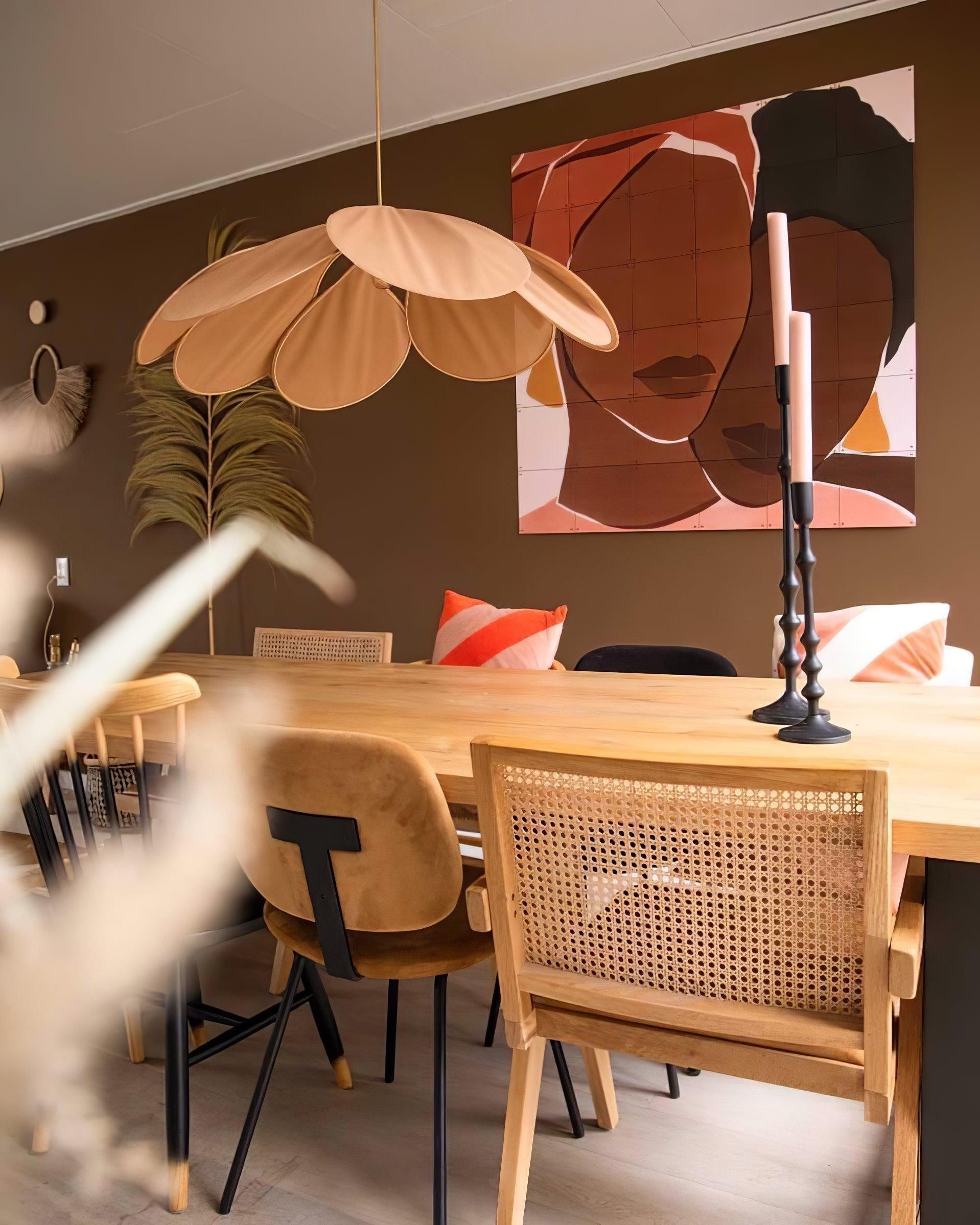 Dax Fabric Nature-inspired Pendant Lamp