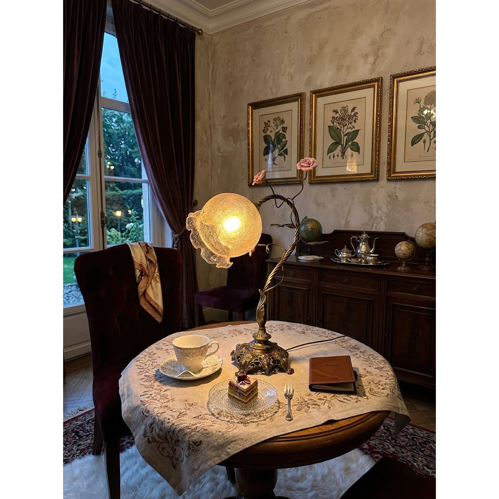 Primavera Flowers Table Lamp