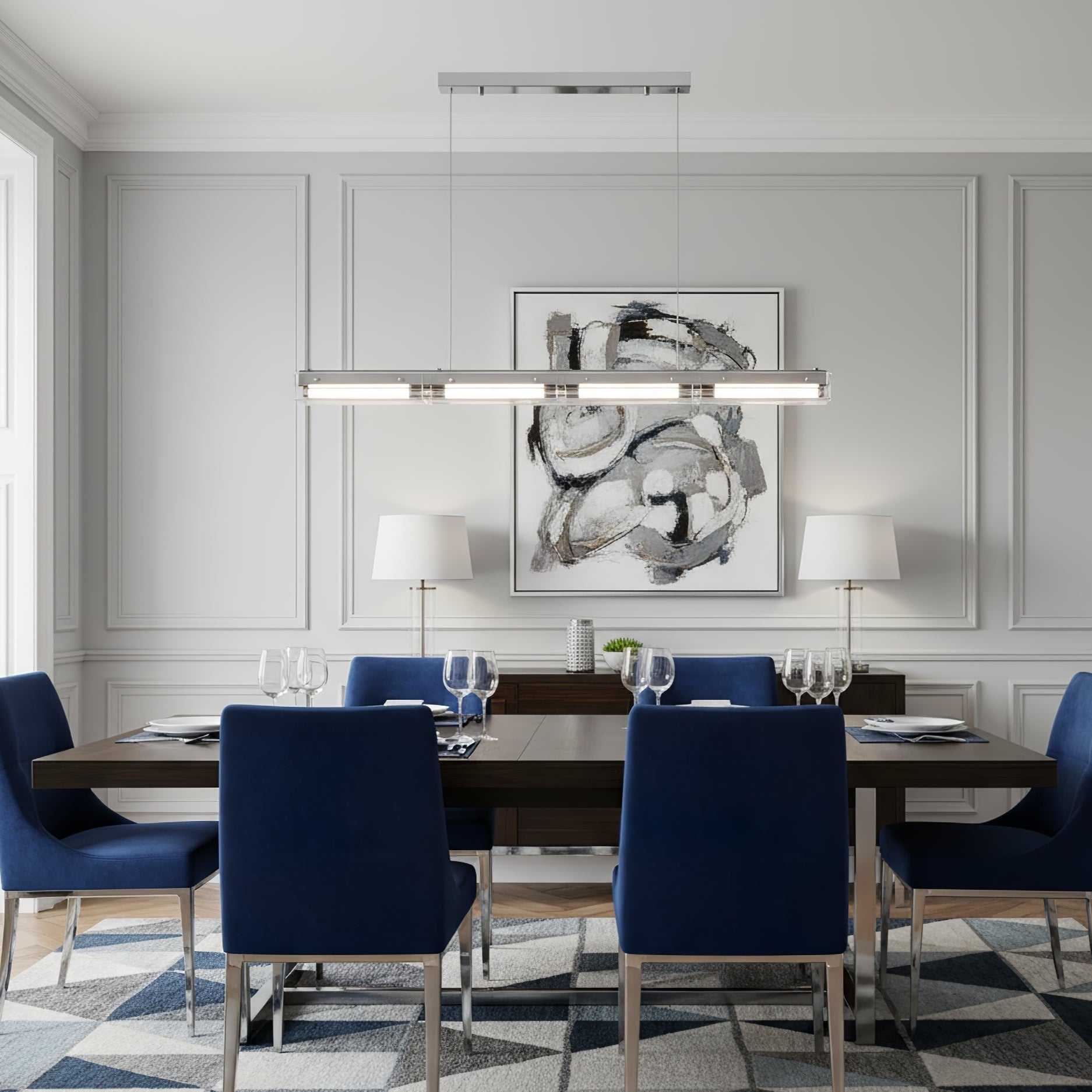 Prism Line Linear Pendant Lamp