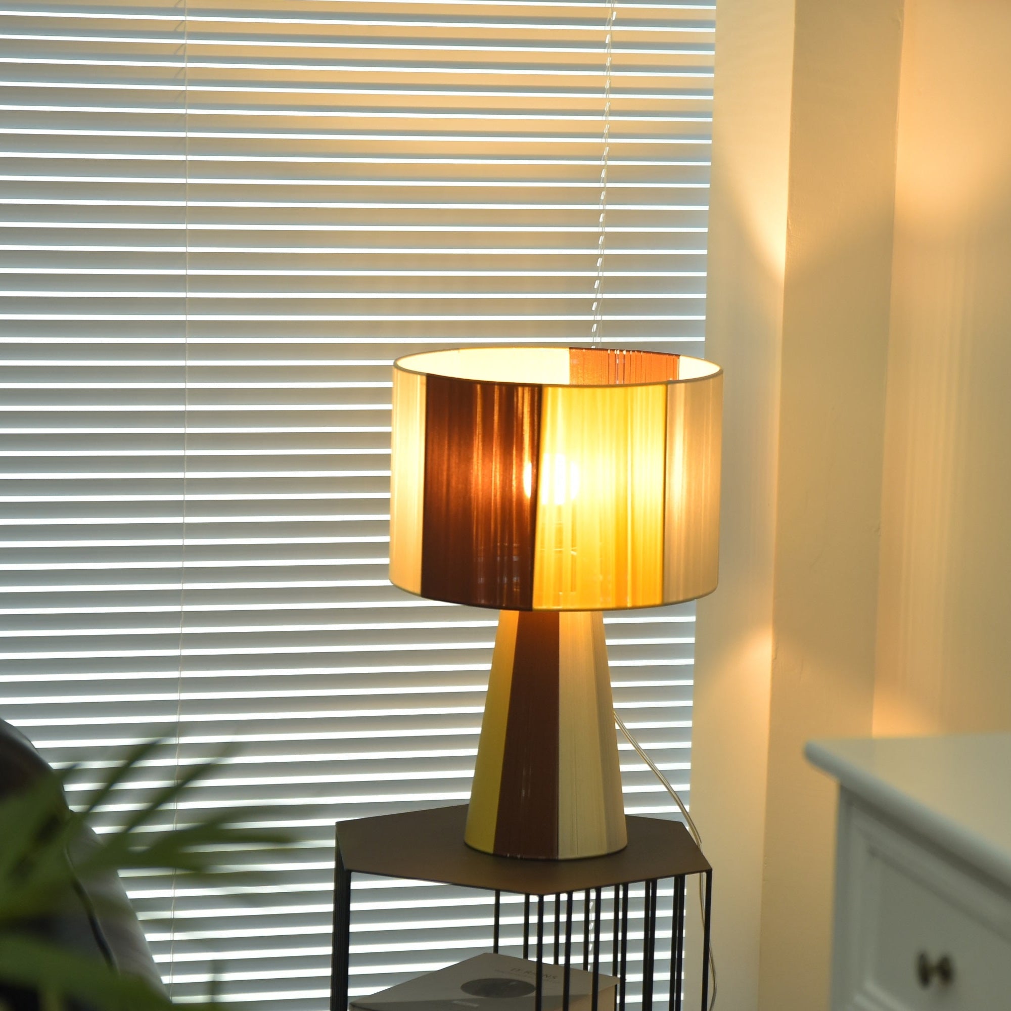 Ezra Modern Fabric Table Lamp
