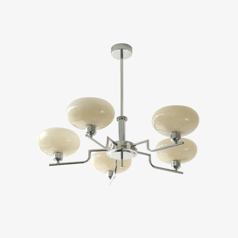 Amino Pendant Lamp Glass Globe Brass Frame