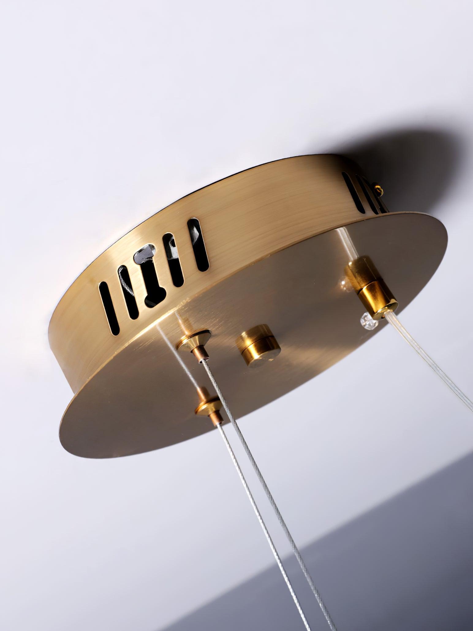 Cera Chandelier Bubble Clear Ring Contemporary Minimalist