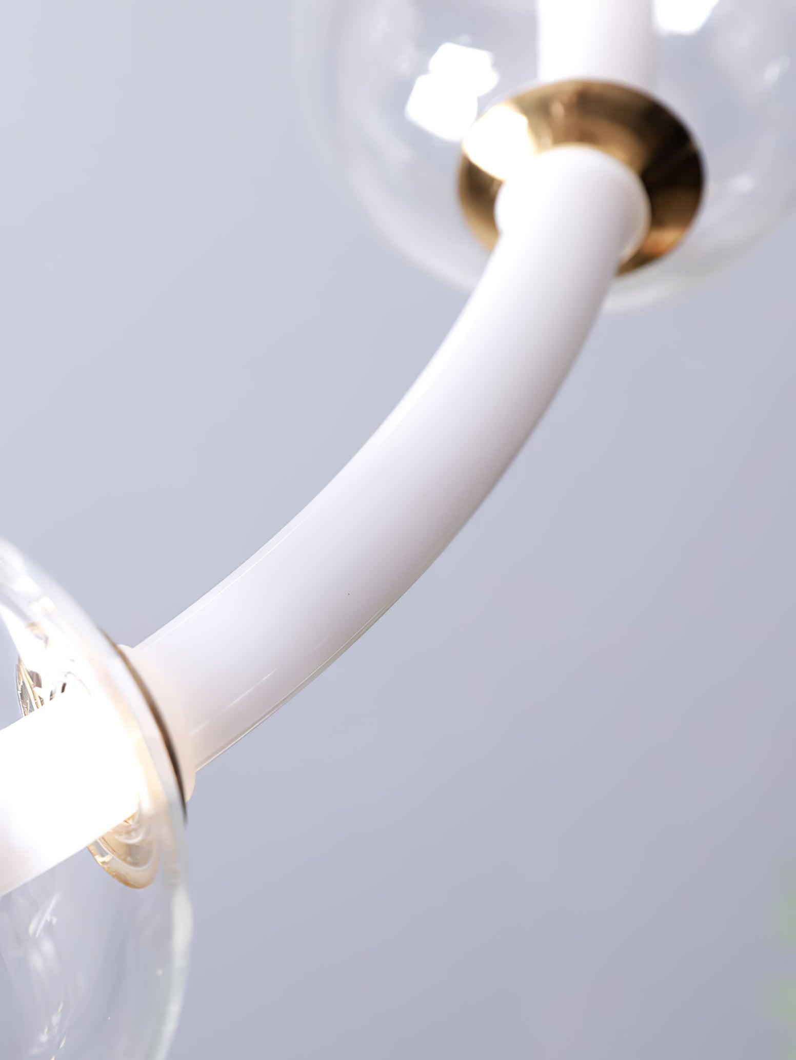 Cera Chandelier Bubble Clear Ring Contemporary Minimalist