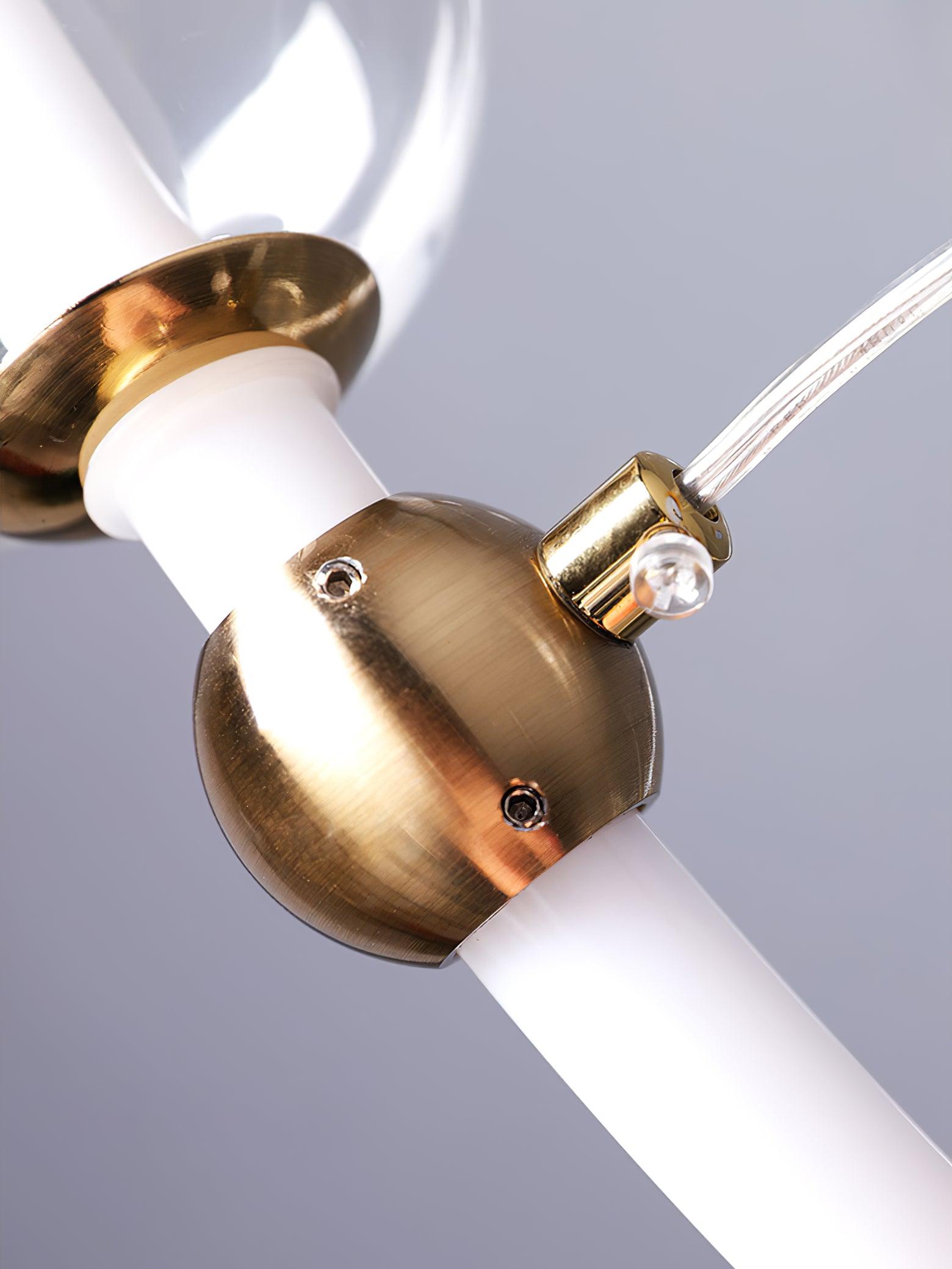 Cera Chandelier Bubble Clear Ring Contemporary Minimalist