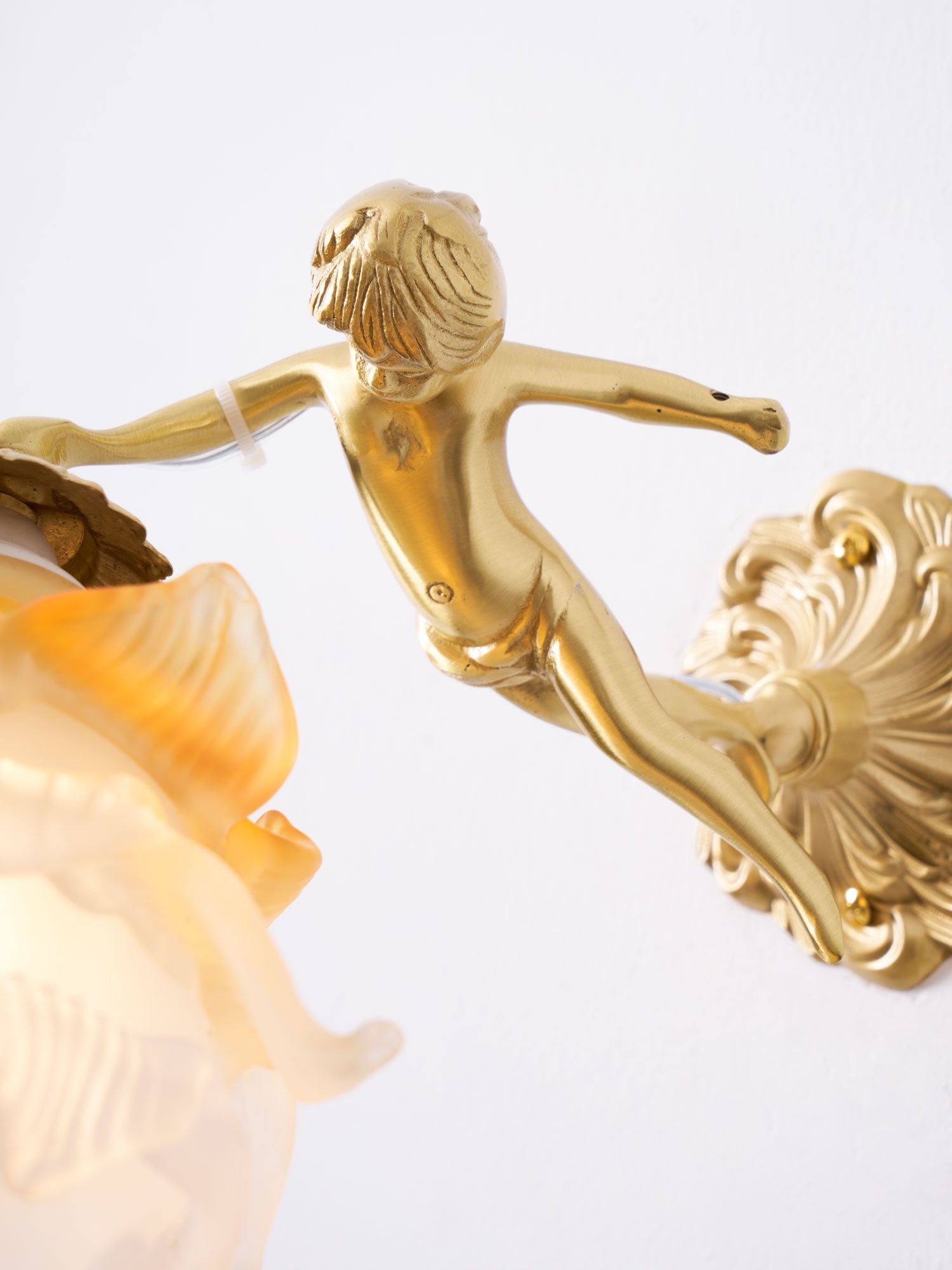 Bex Flying Angel Glass Wall Light