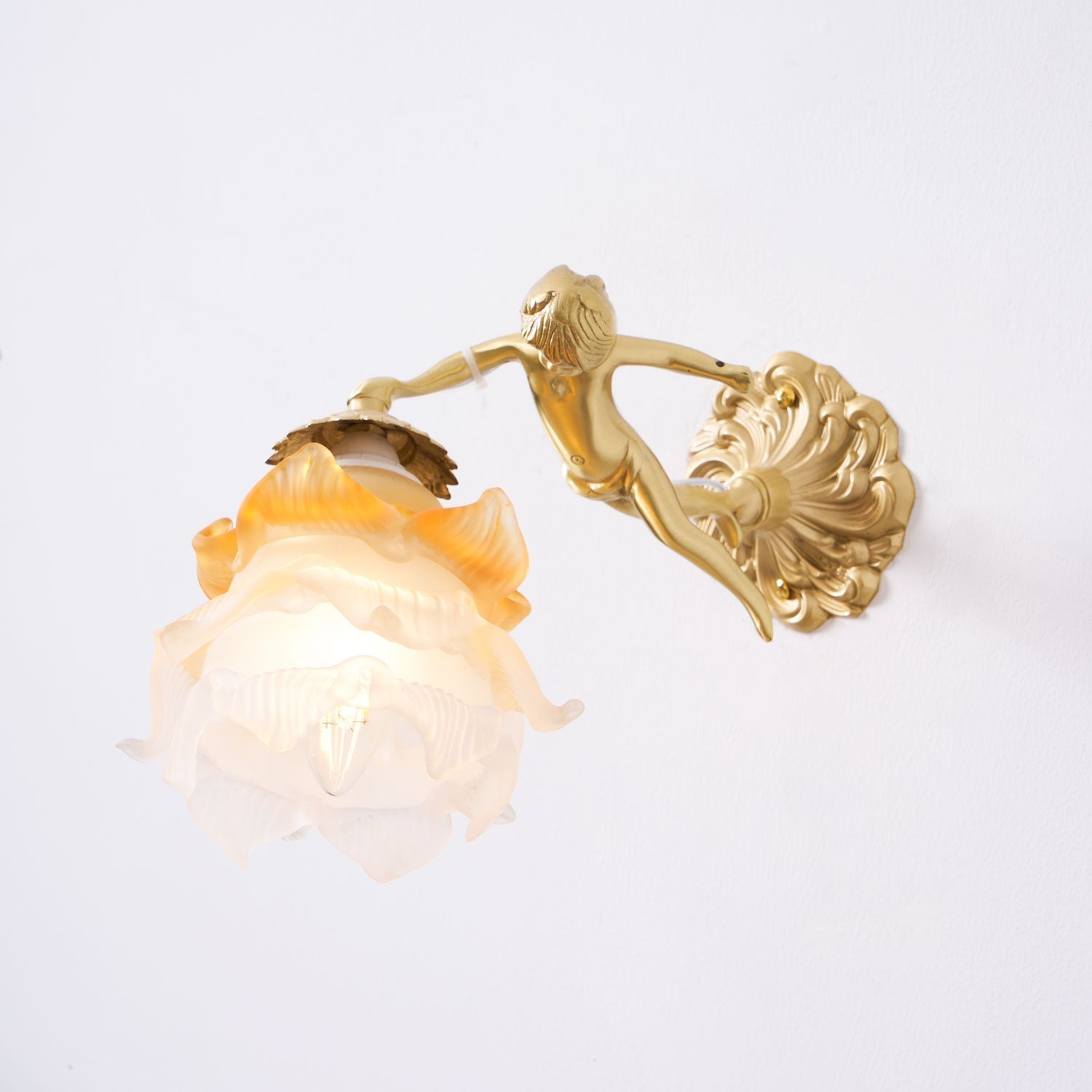 Bex Flying Angel Glass Wall Light