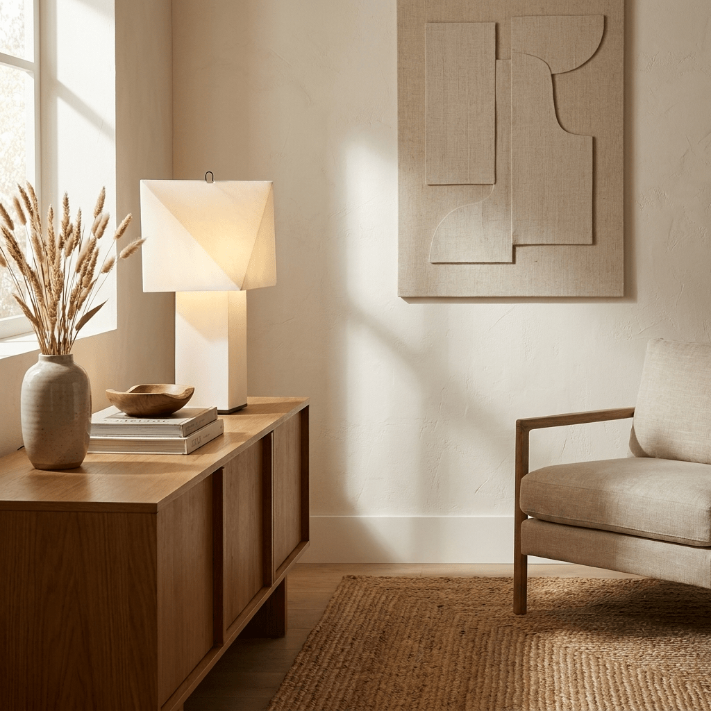 Mireval Paper Shade Table Lamp