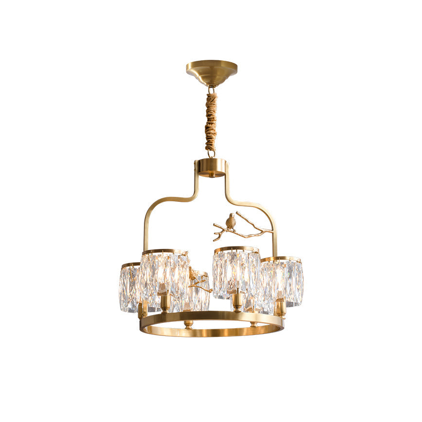 Briarmere Crystal Bird Chandelier