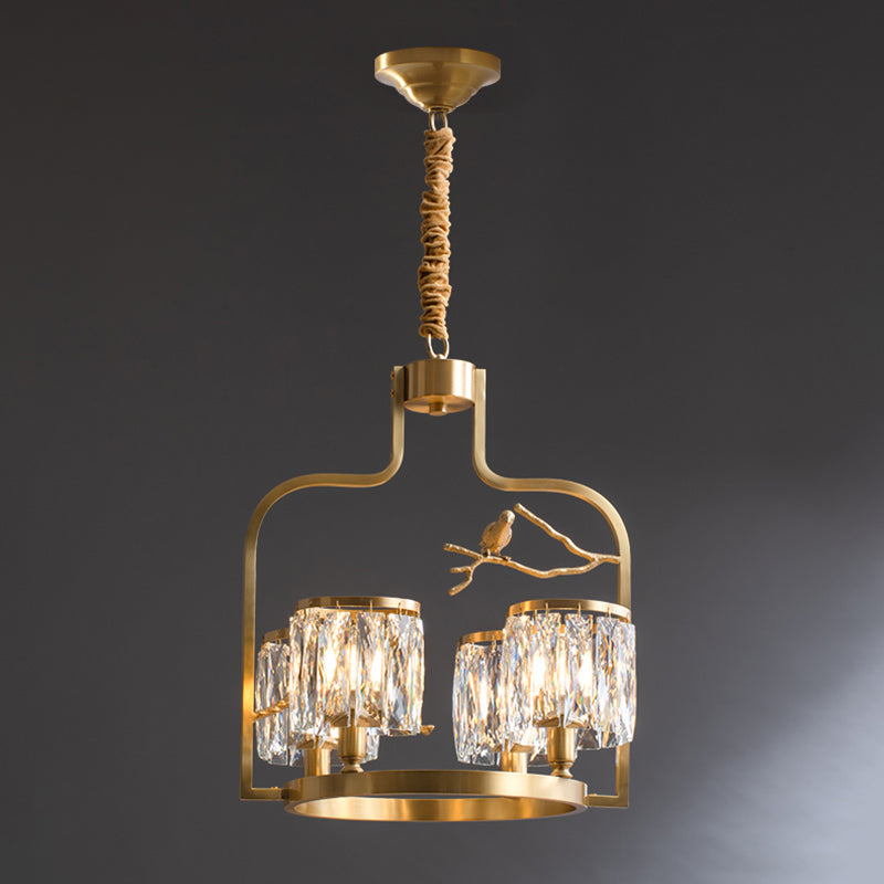 Briarmere Crystal Bird Chandelier