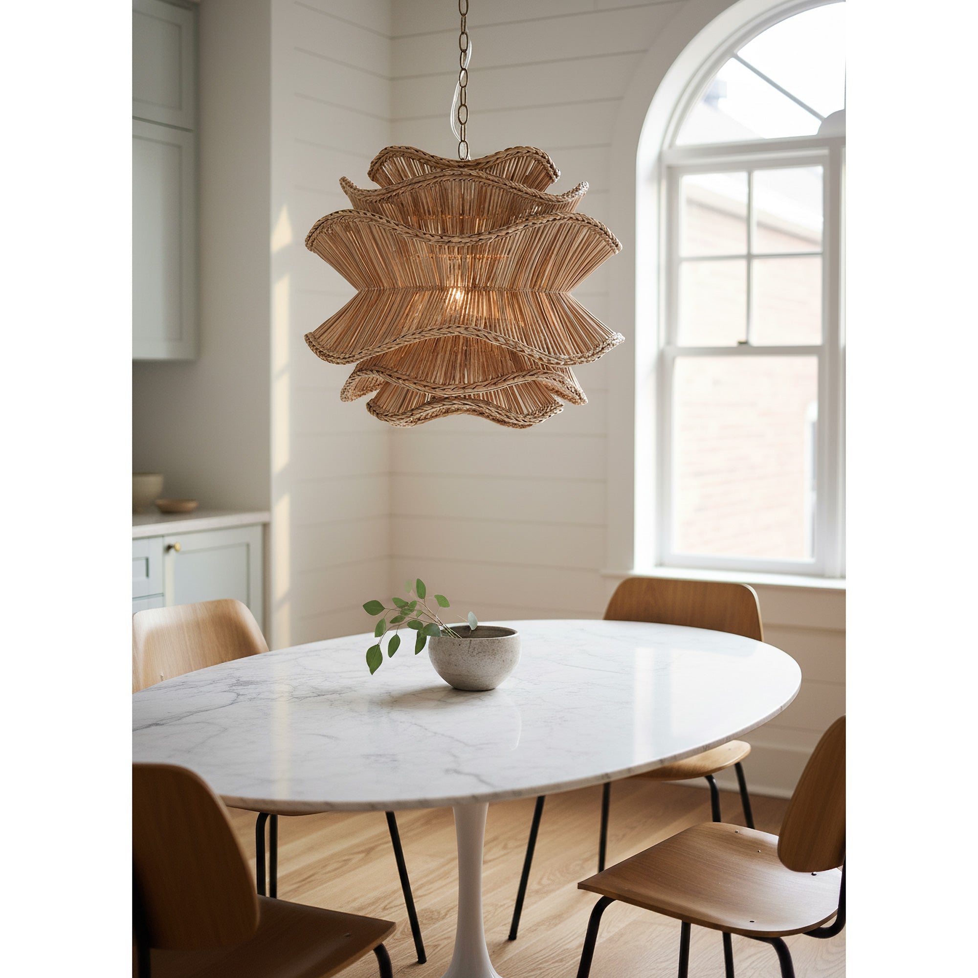 Miraford Rattan Chandelier