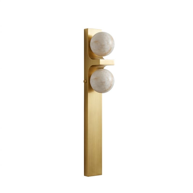 Auralen Alabaster Wall Sconce