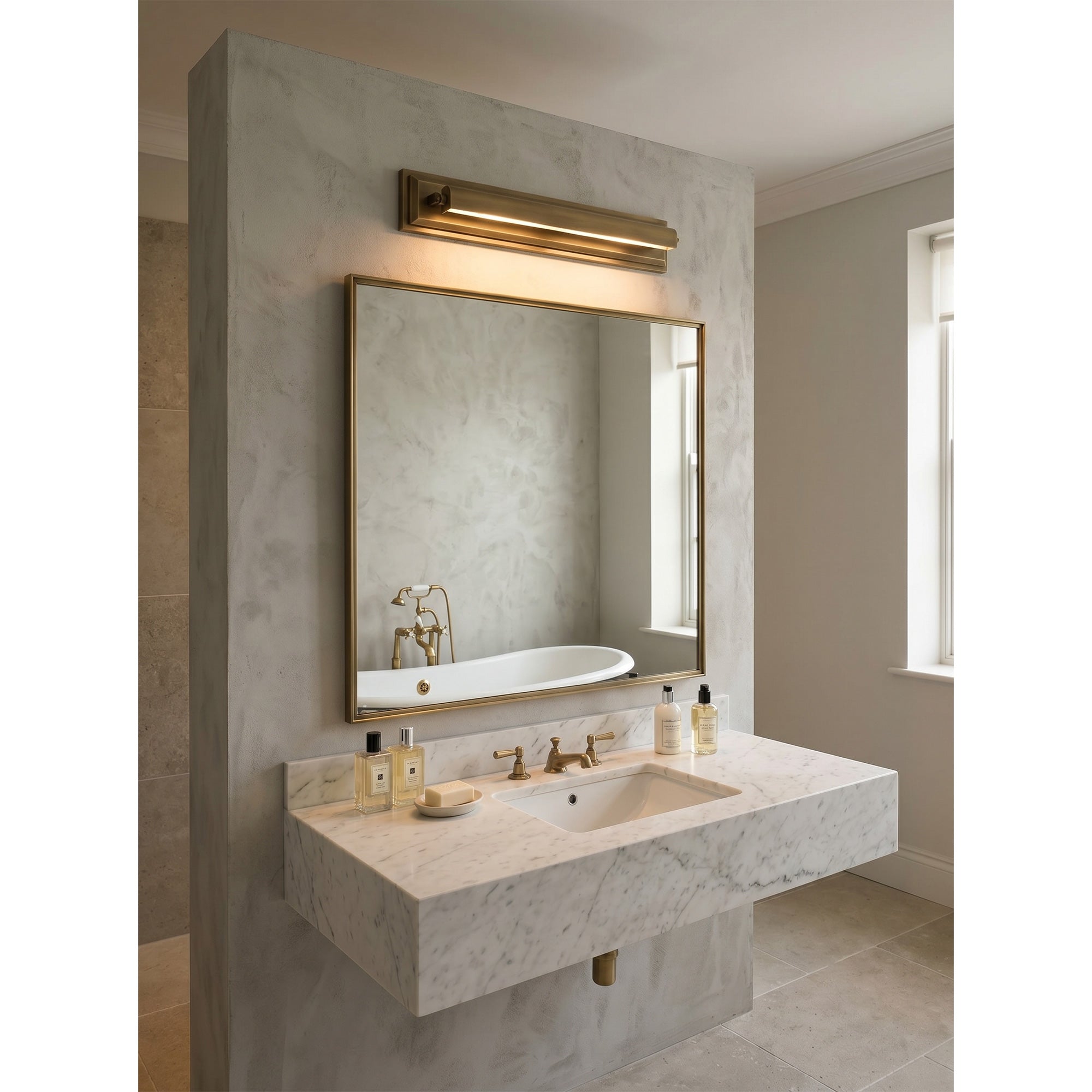 Ardencrest Brass Indoor Wall Light