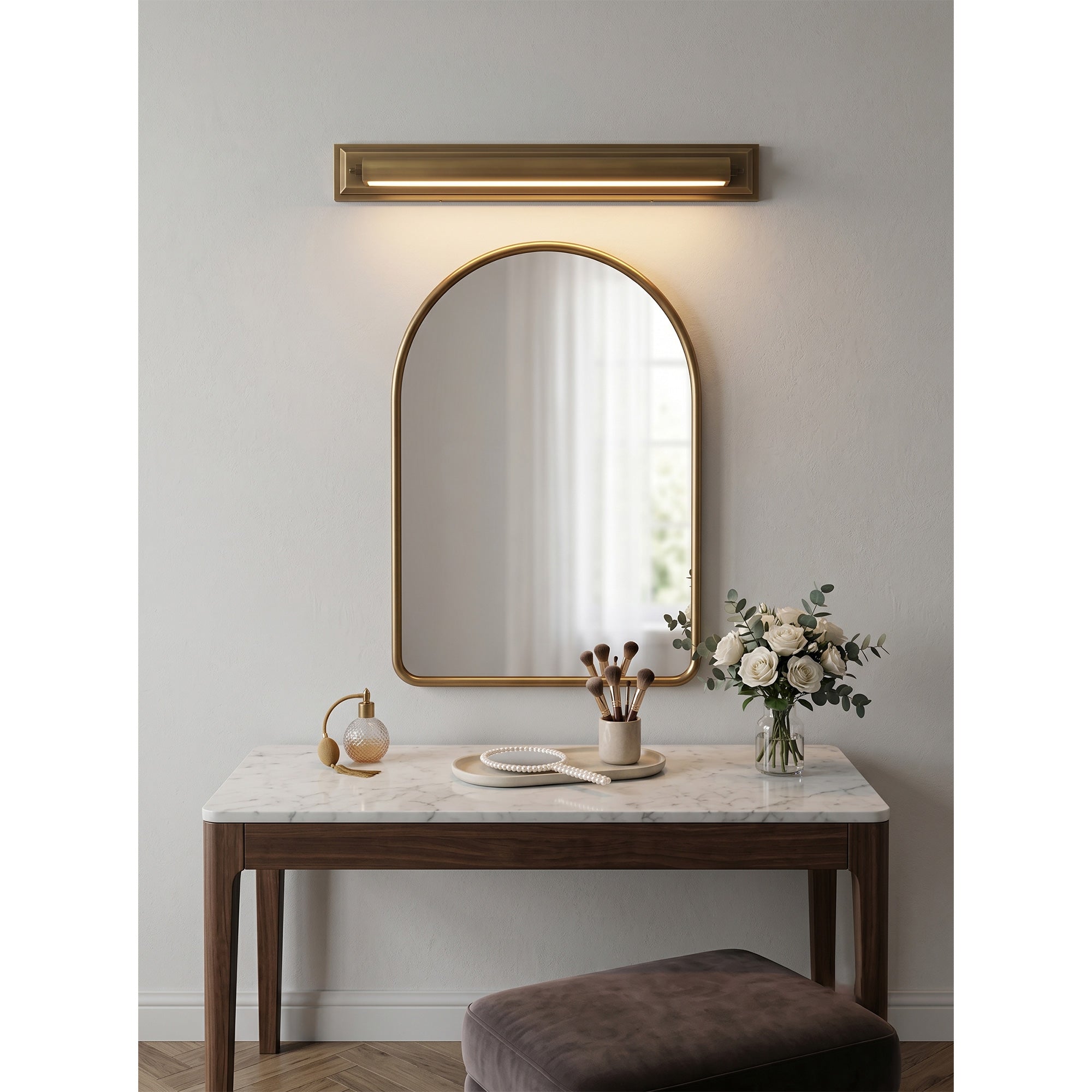 Ardencrest Brass Indoor Wall Light