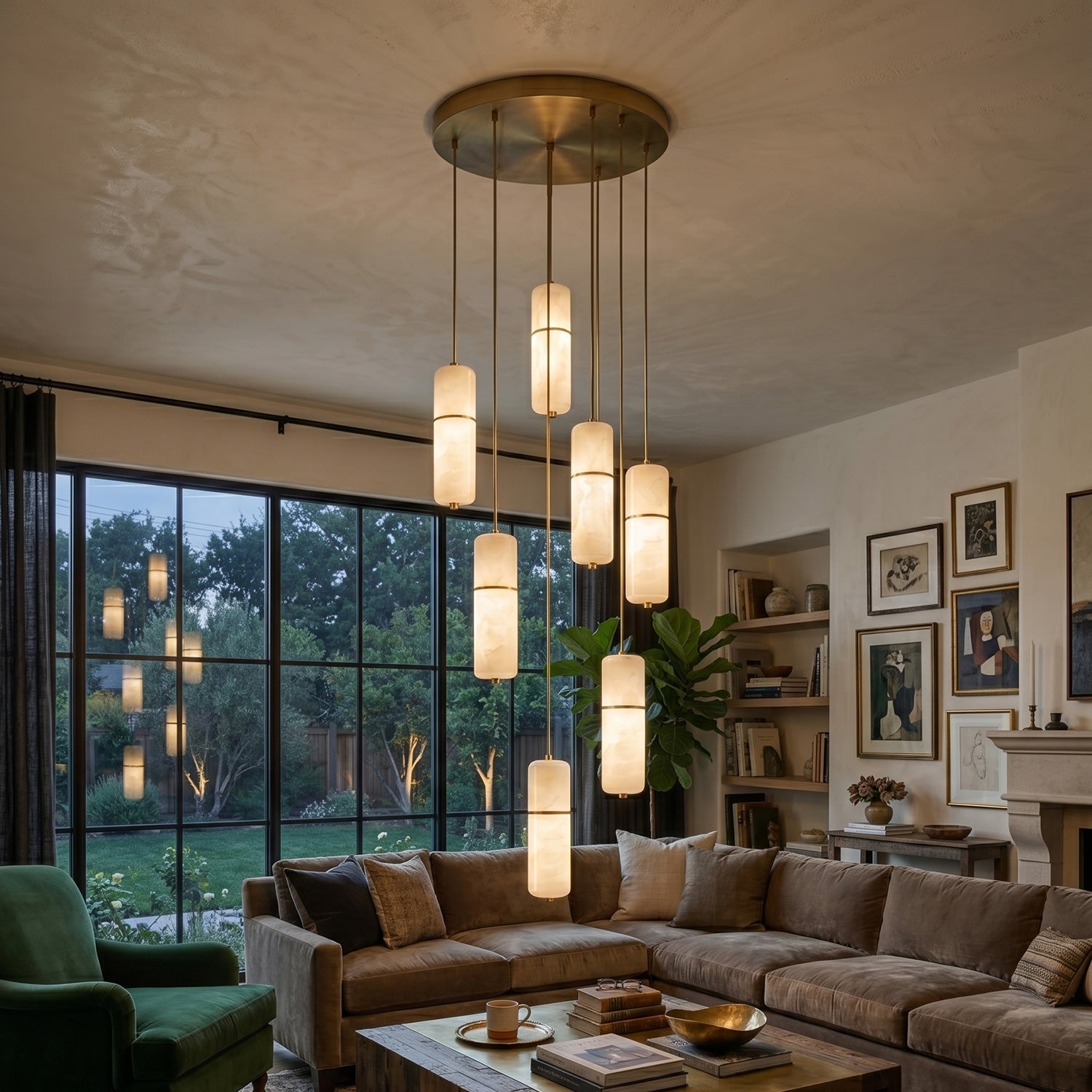 Doverhaven Alabaster Chandelier