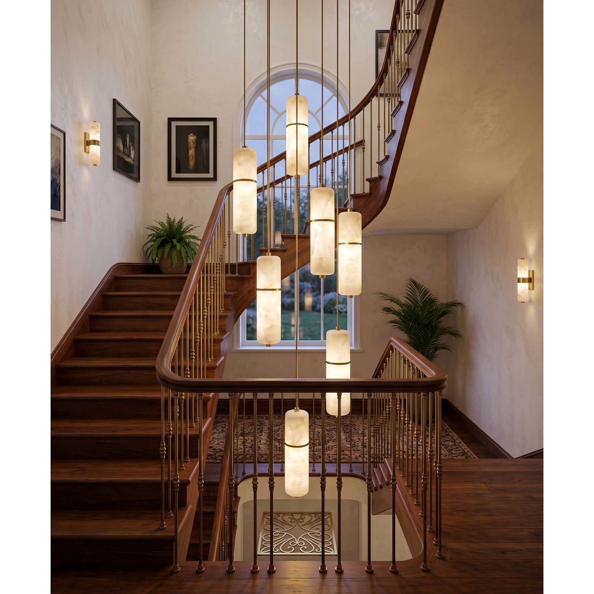Doverhaven Alabaster Chandelier