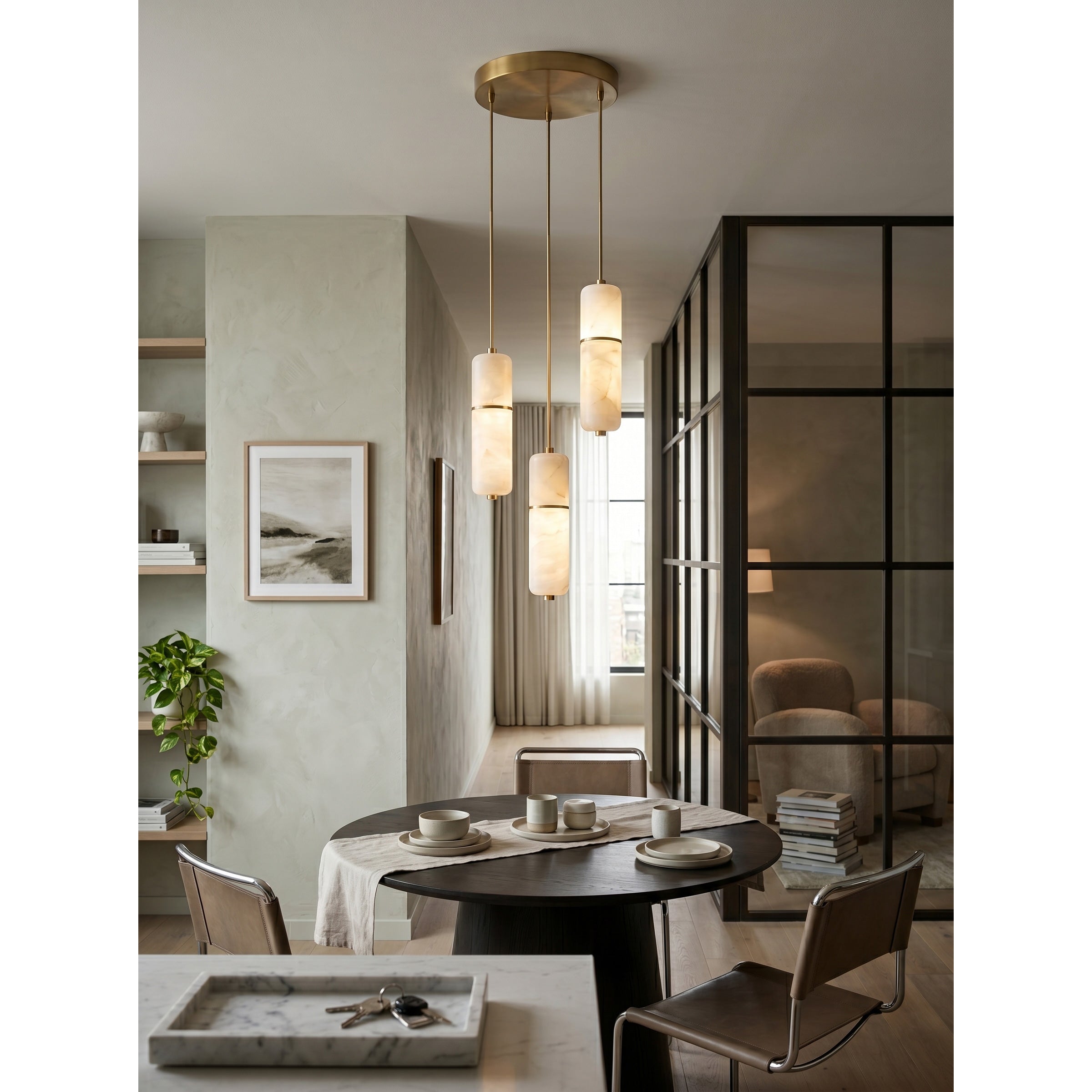 Doverhaven Alabaster Chandelier