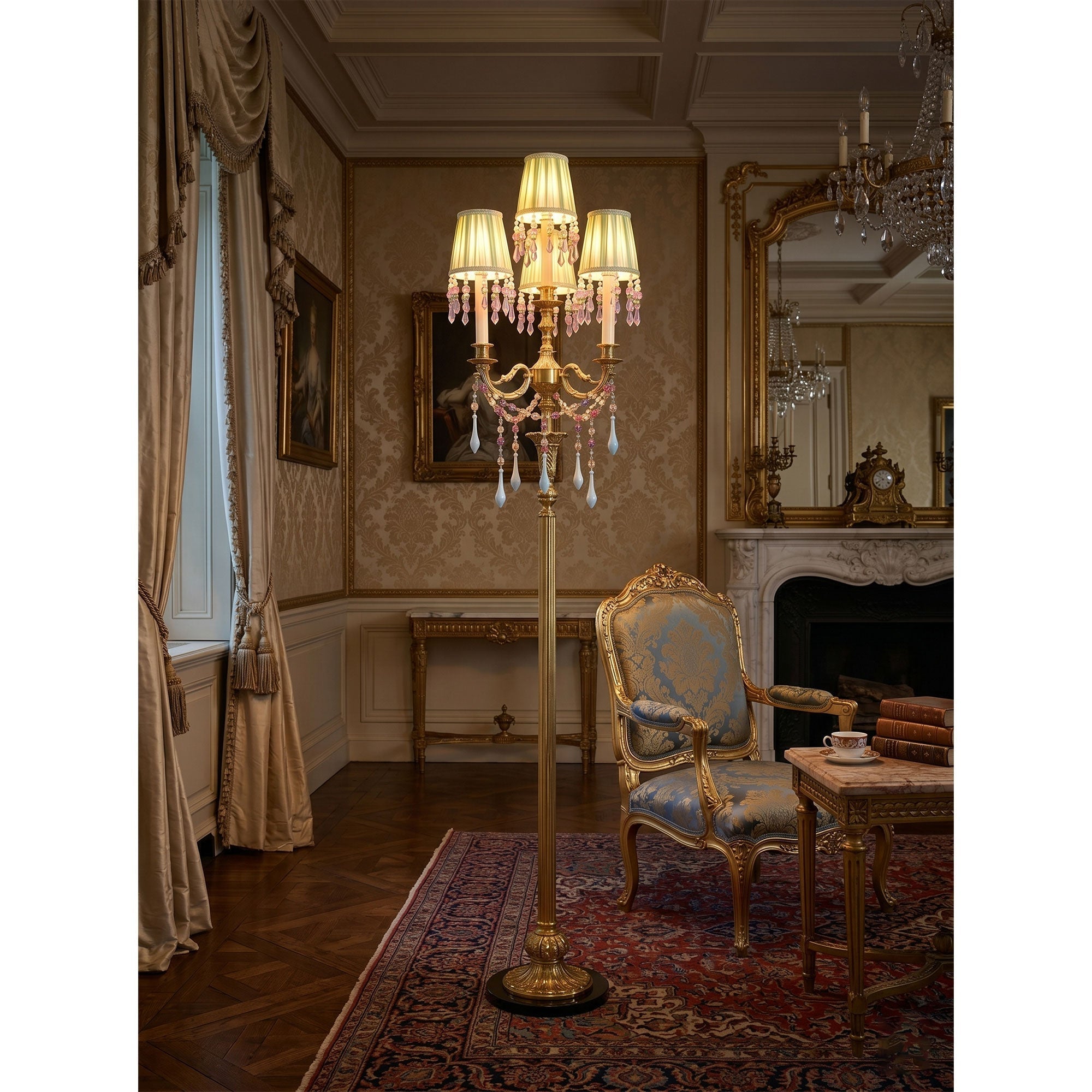 Veleia Pleated Floor Lamp