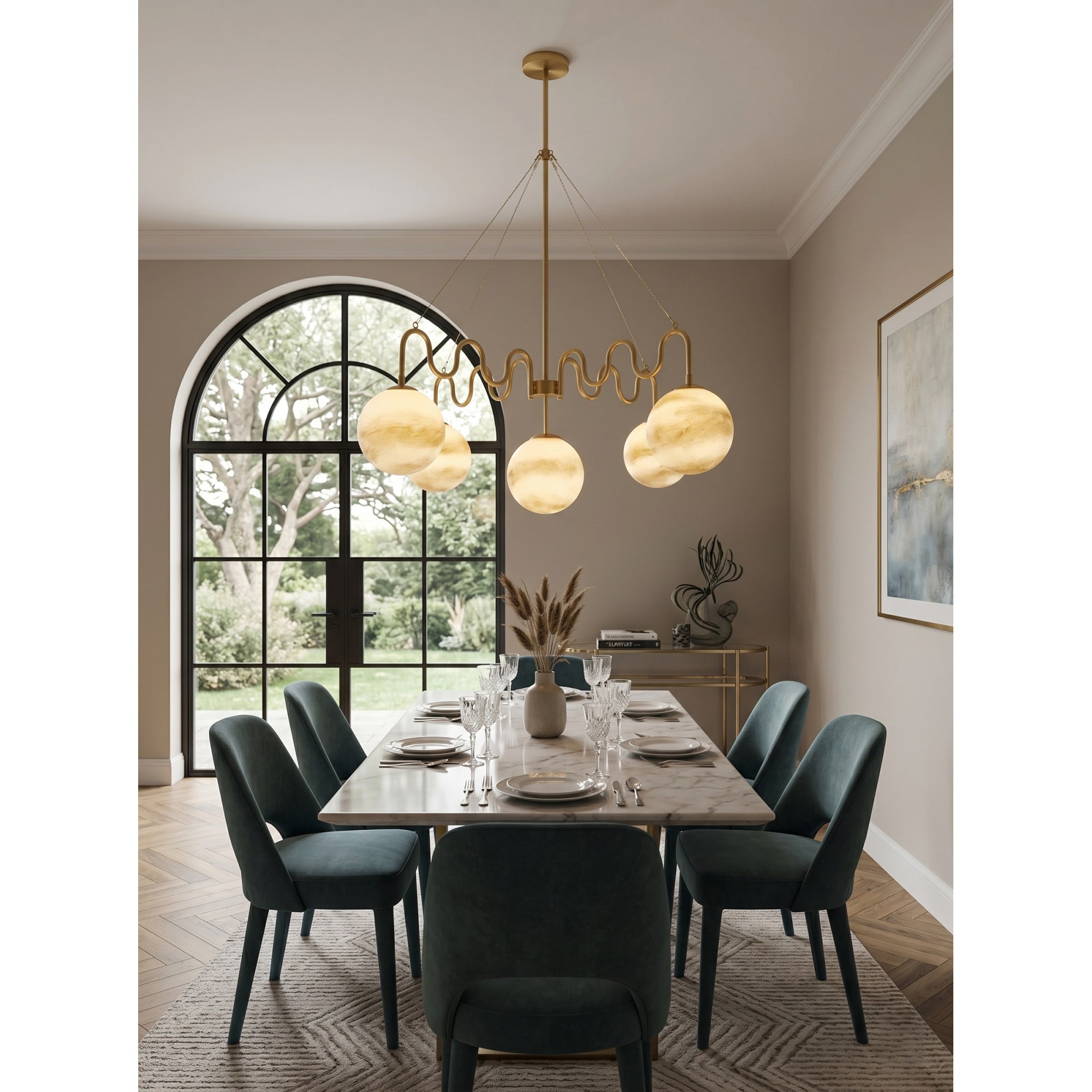 Eirinissa Balanced Glass Chandelier