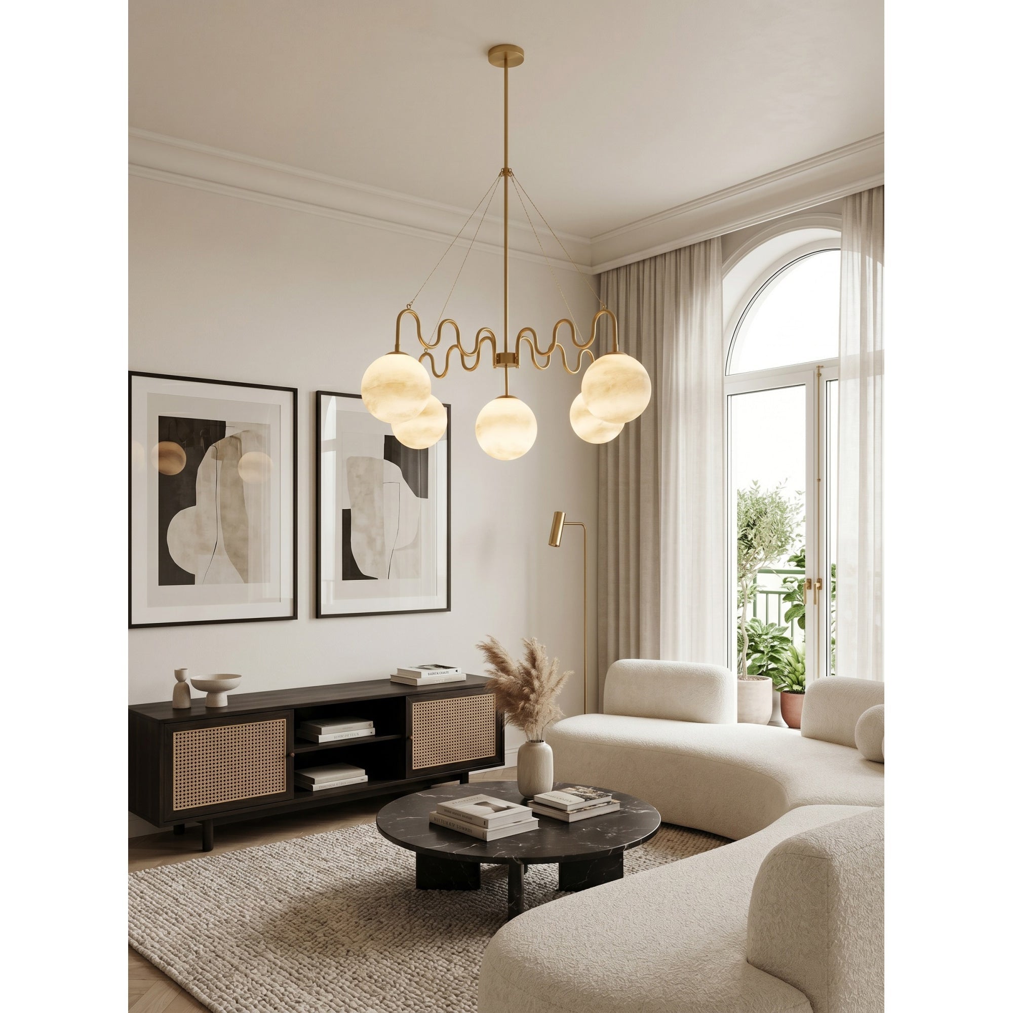 Eirinissa Balanced Glass Chandelier