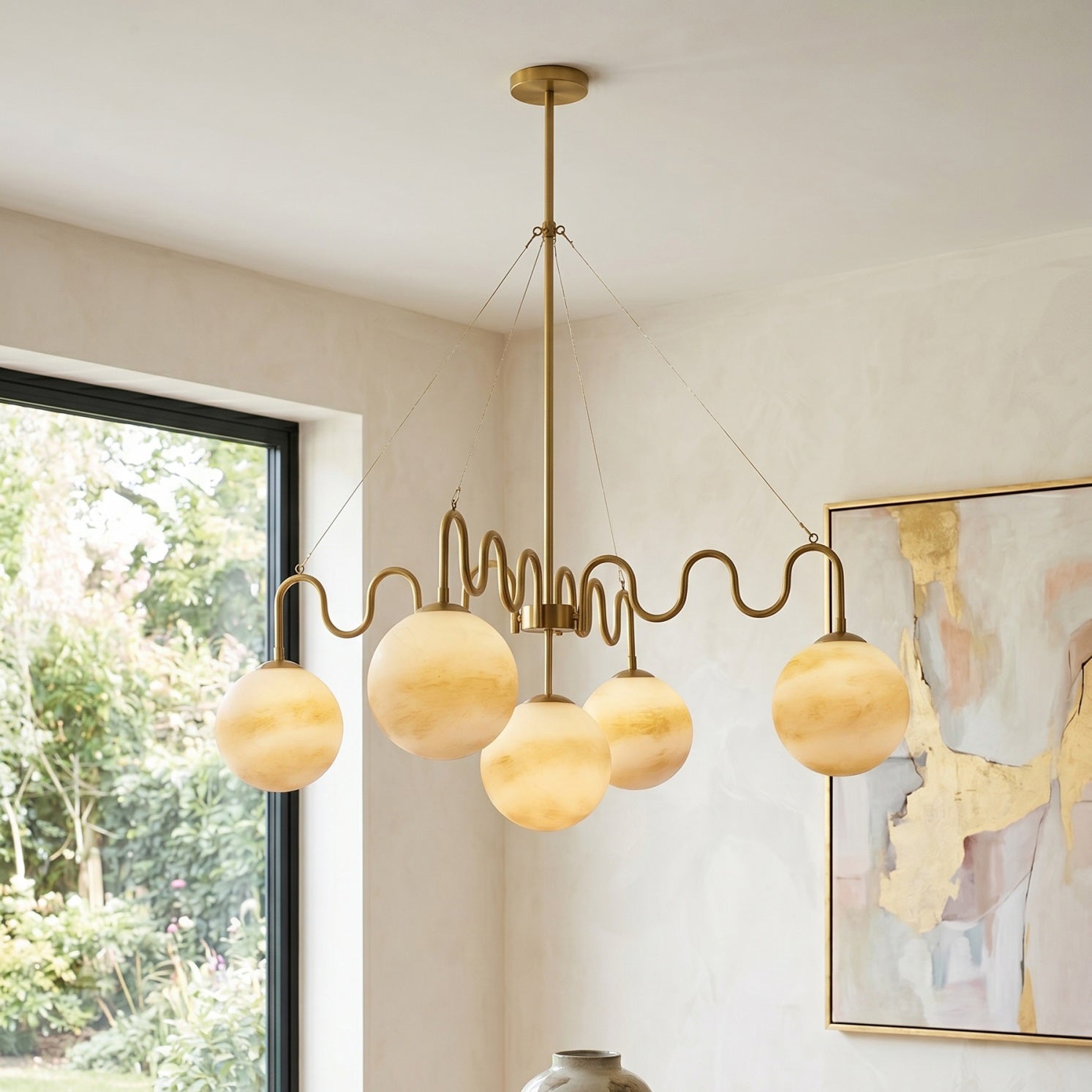 Eirinissa Balanced Glass Chandelier