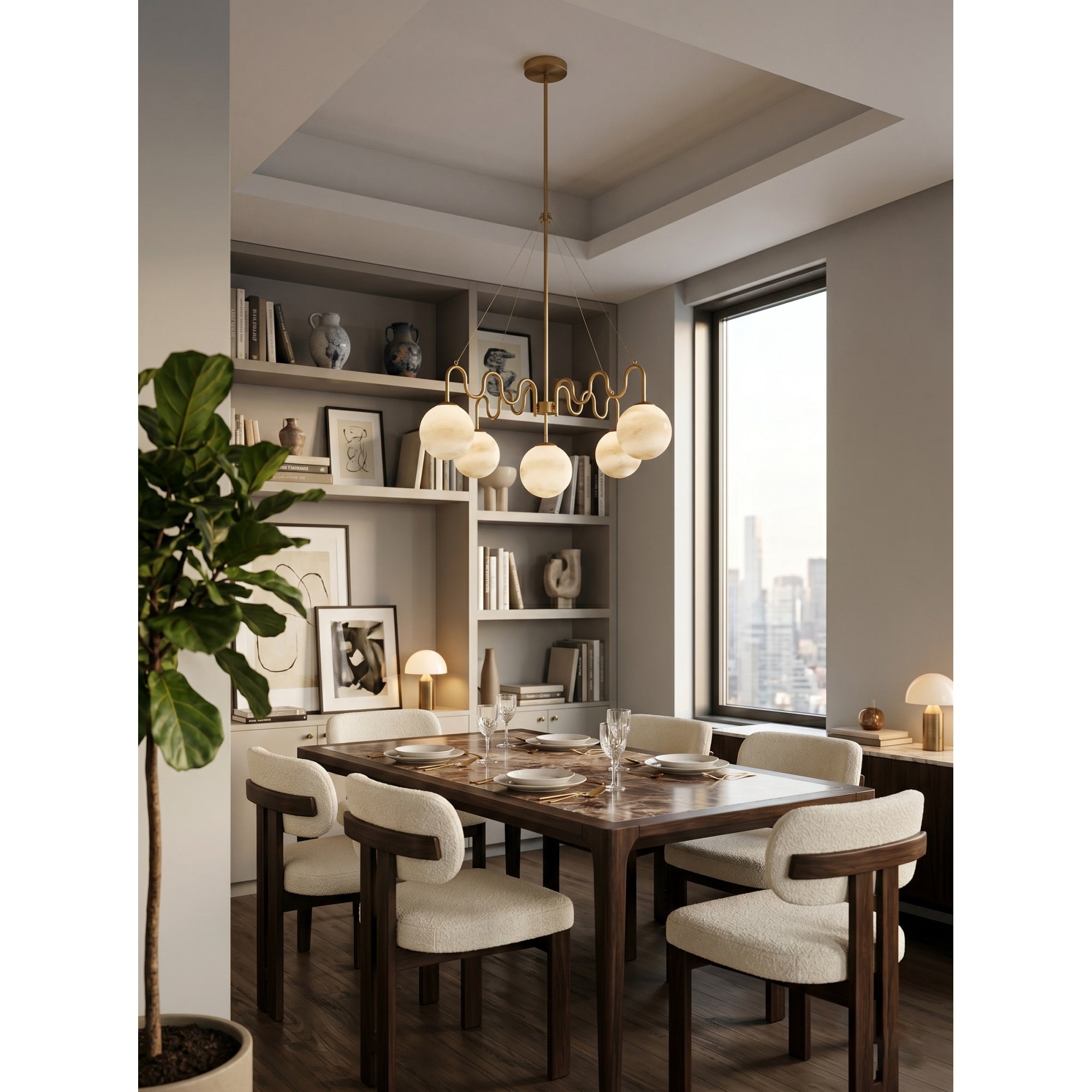 Eirinissa Balanced Glass Chandelier