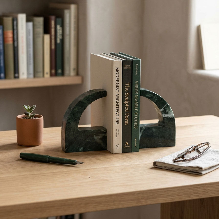 Sedgehurst Marble Bookends