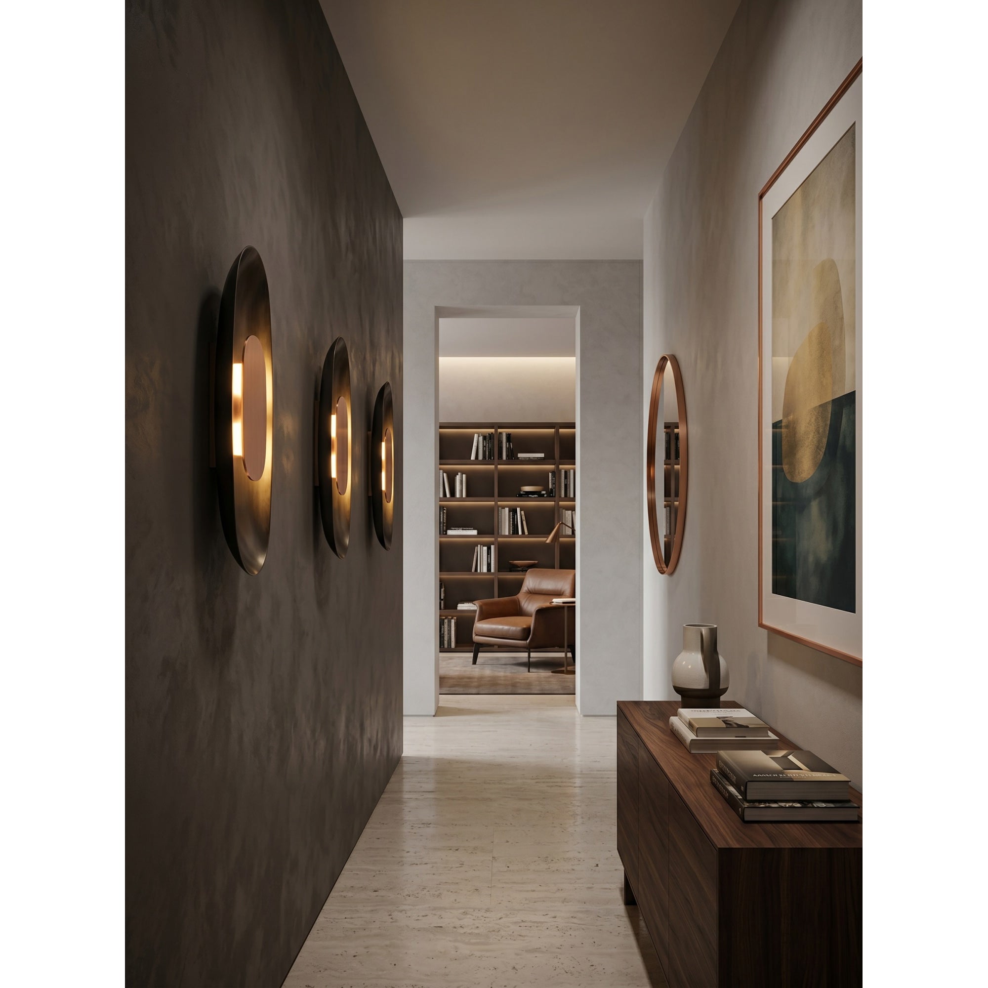 Caldershire Brass Indoor Wall Light