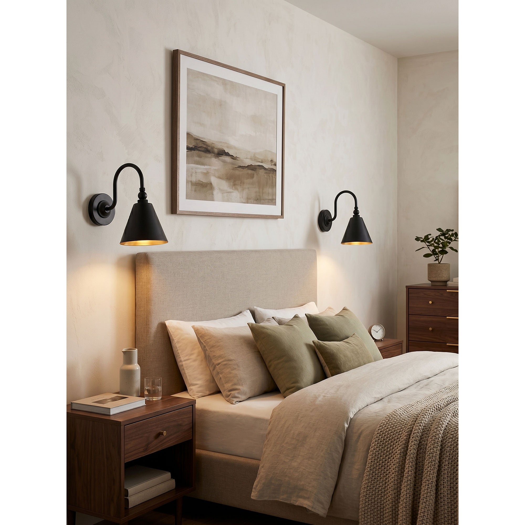 Forna Brass Wall Sconce