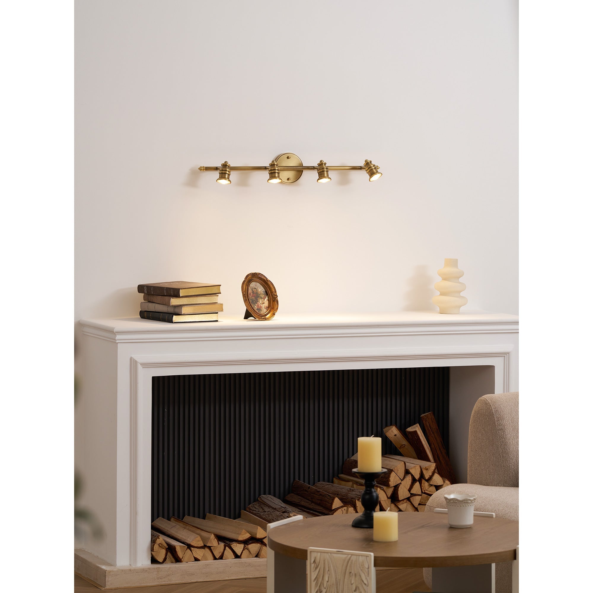 Fairley Brass Indoor Wall Light