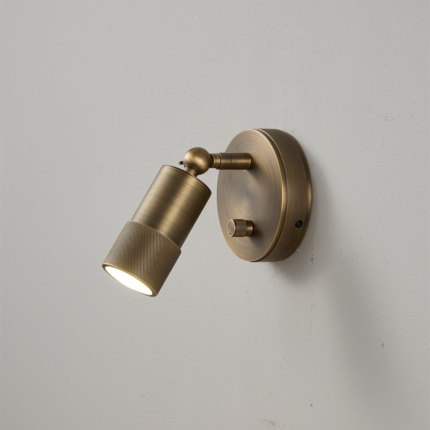 Ardencourt Brass Spotlight Indoor Wall Light