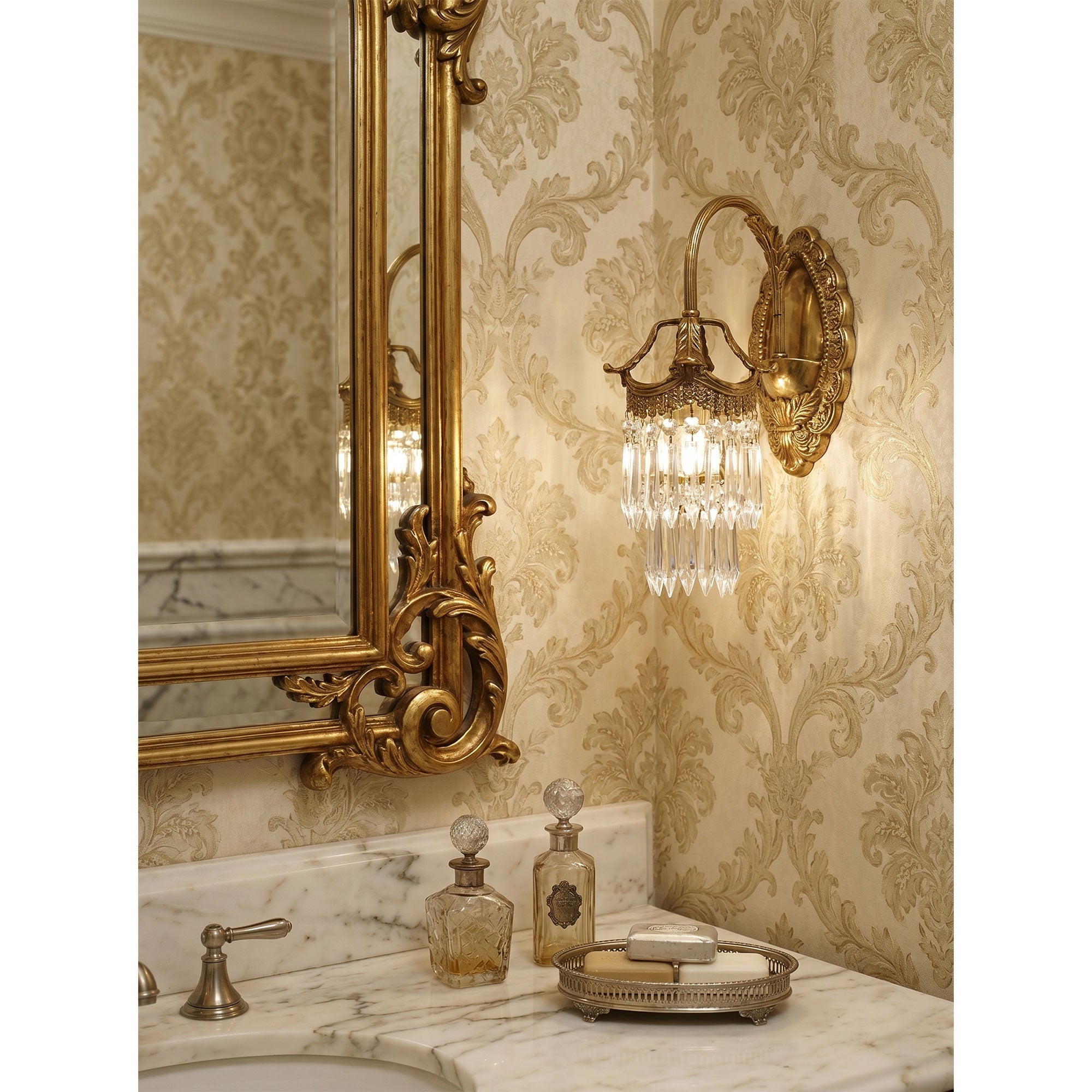 Mayfield Crystal Wall Sconces