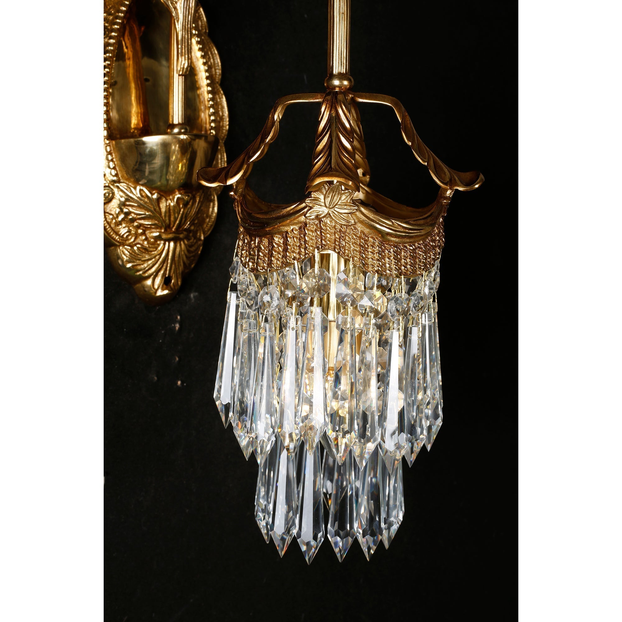 Mayfield Crystal Wall Sconces