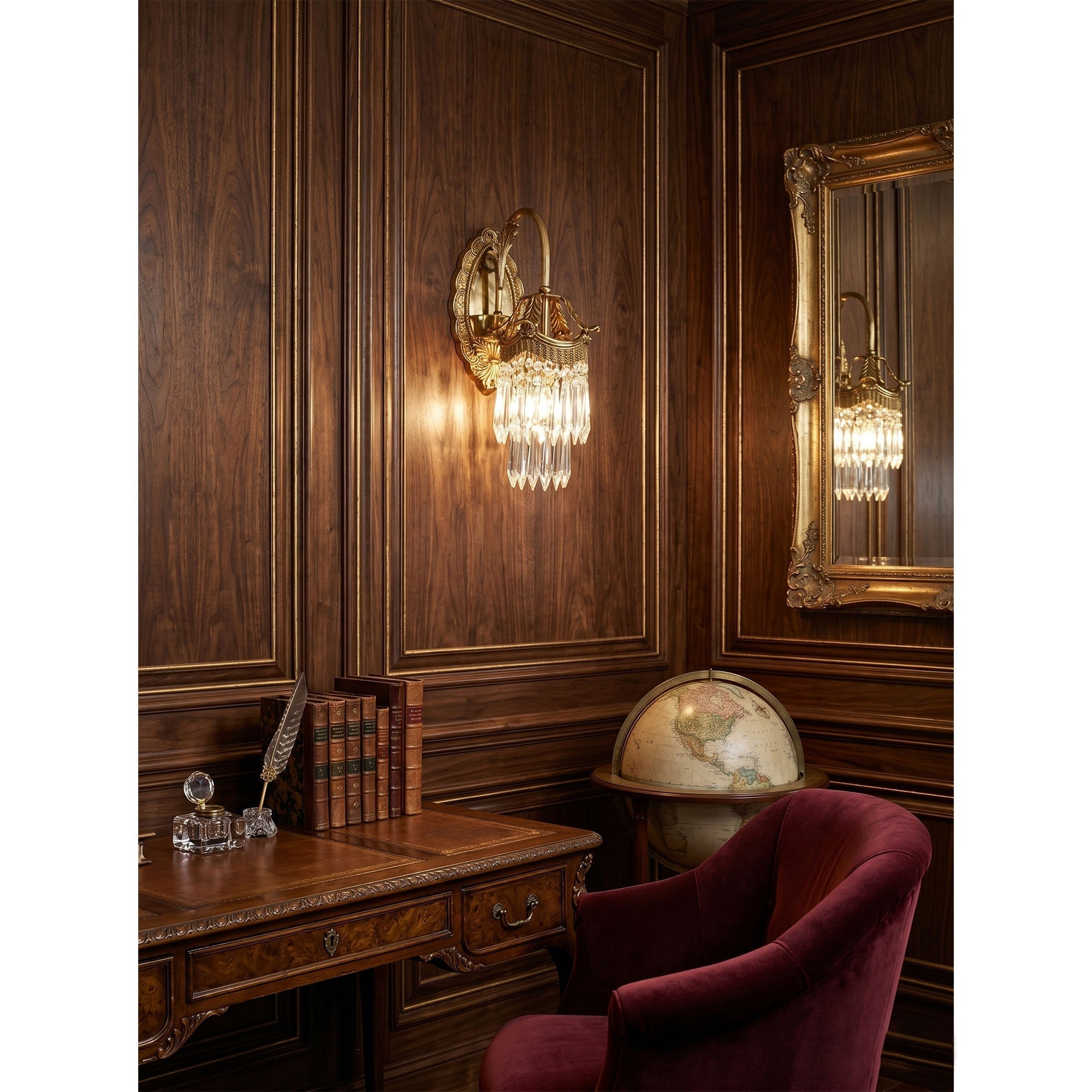 Mayfield Crystal Wall Sconces