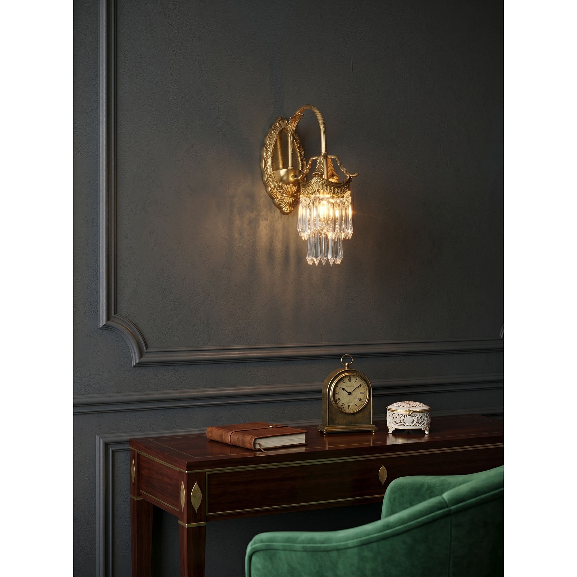 Mayfield Crystal Wall Sconces