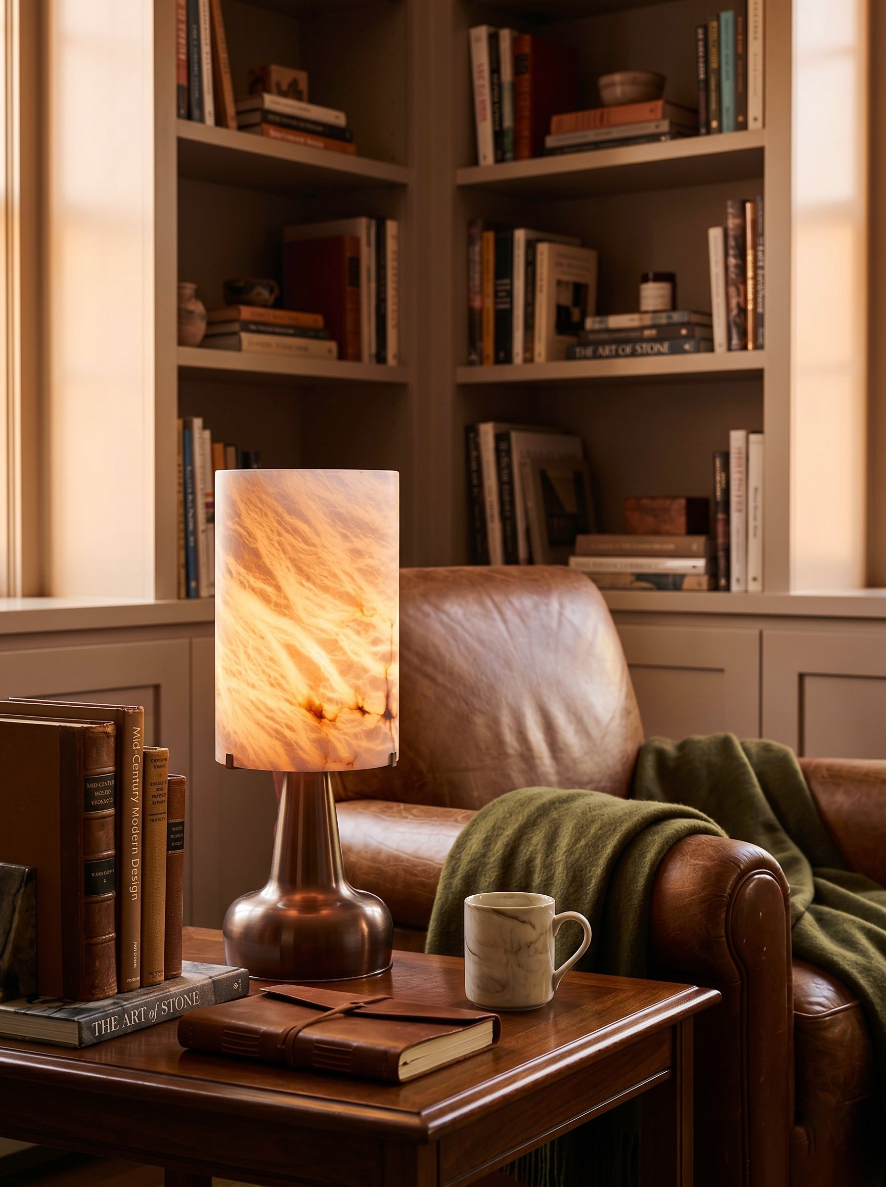 Orvex Alabaster Table Lamp