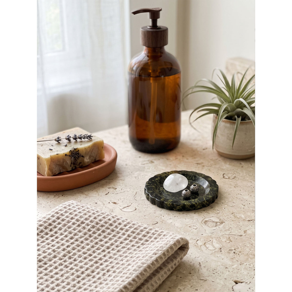 Wexhurst Scalloped Stone Tray
