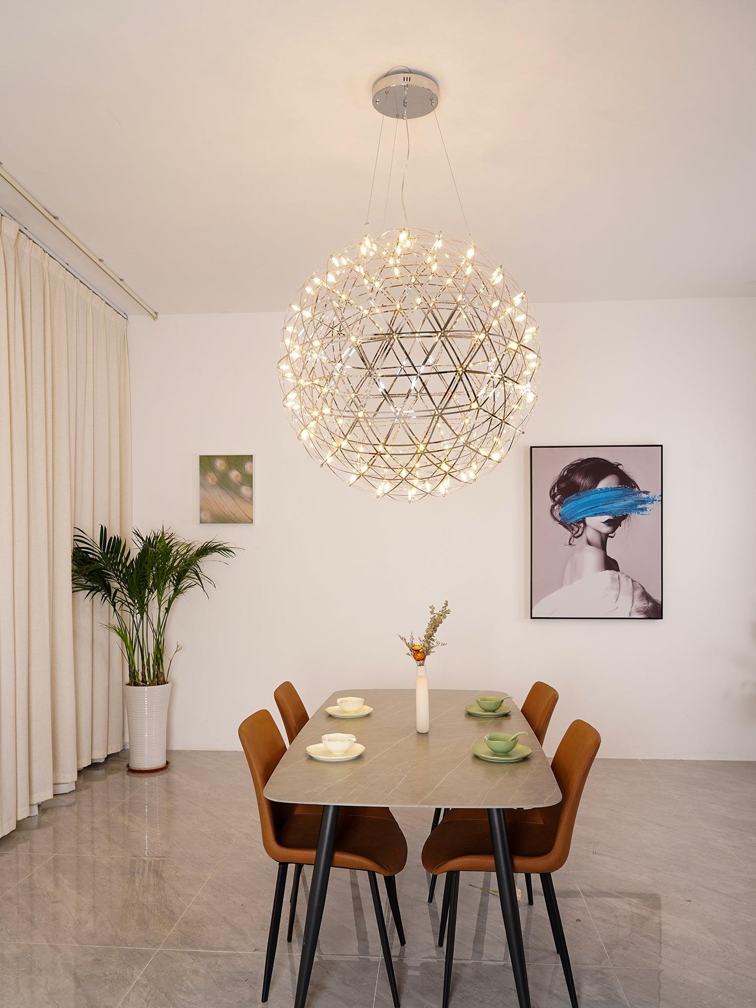 Sylvarin Gold Spark Ball Pendant Light
