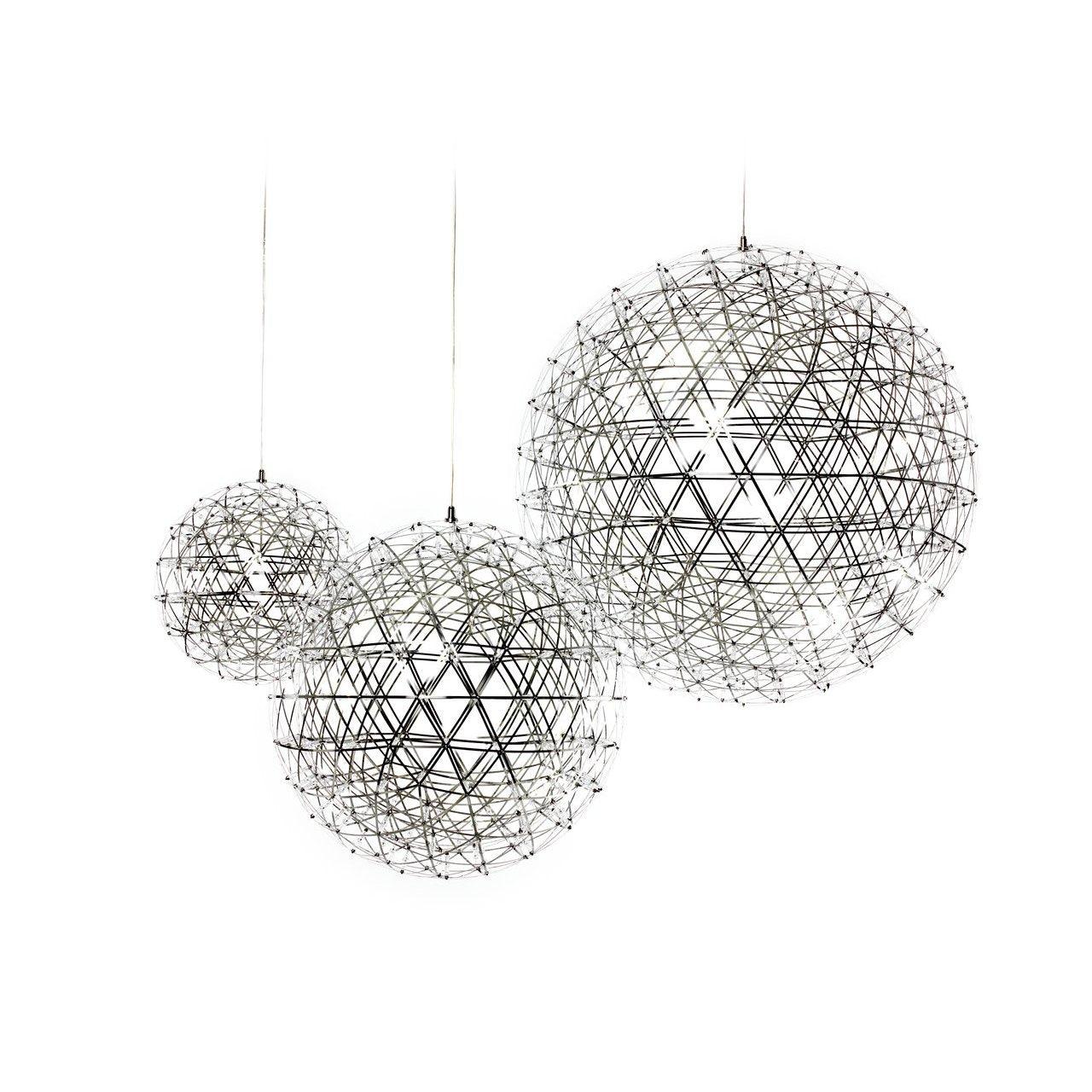 Delcourt Silver Spark Ball Pendant Light