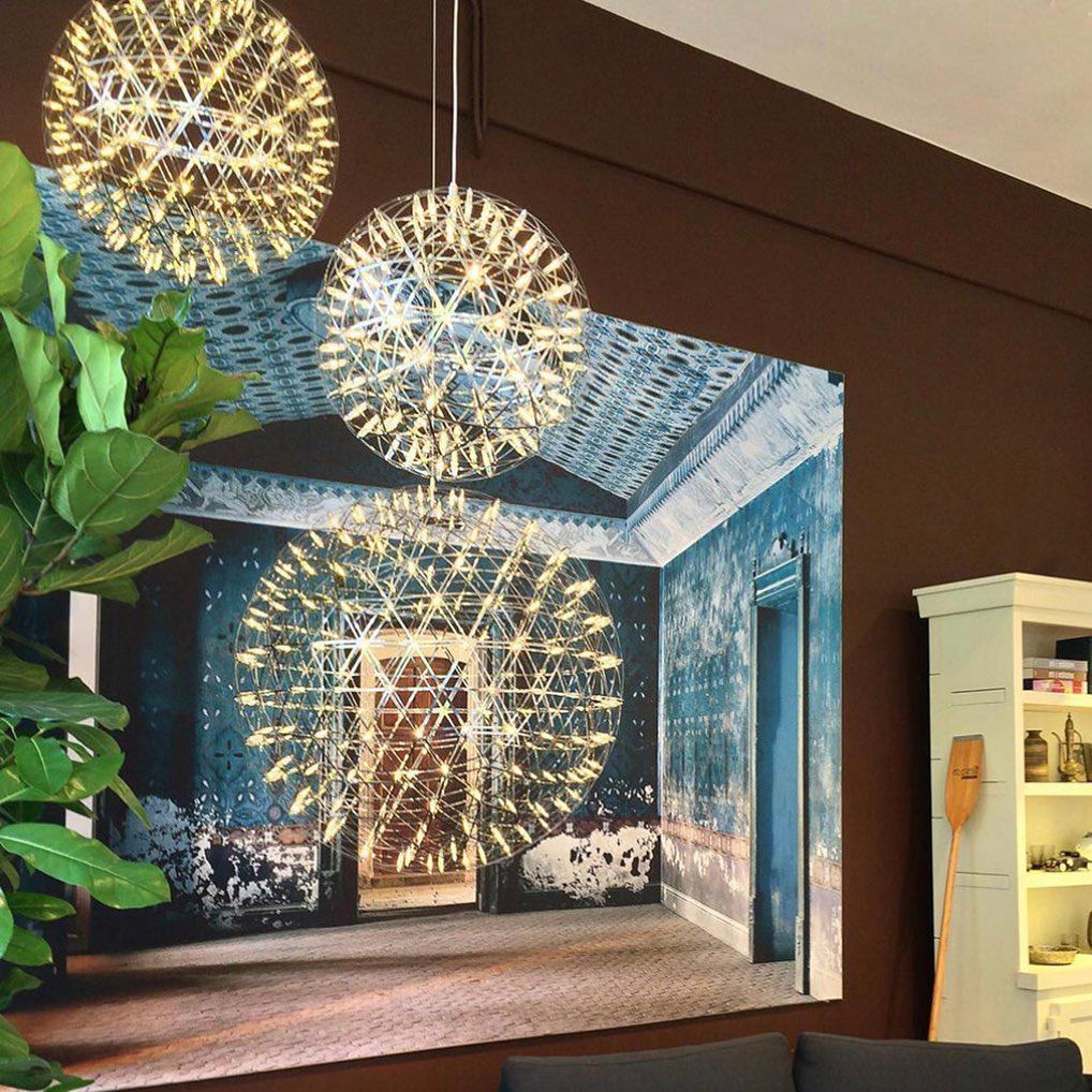 Sylvarin Gold Spark Ball Pendant Light