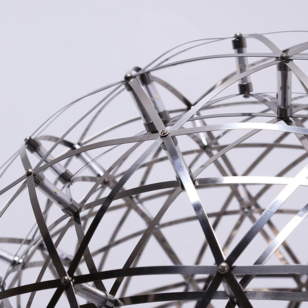Delcourt Silver Spark Ball Pendant Light