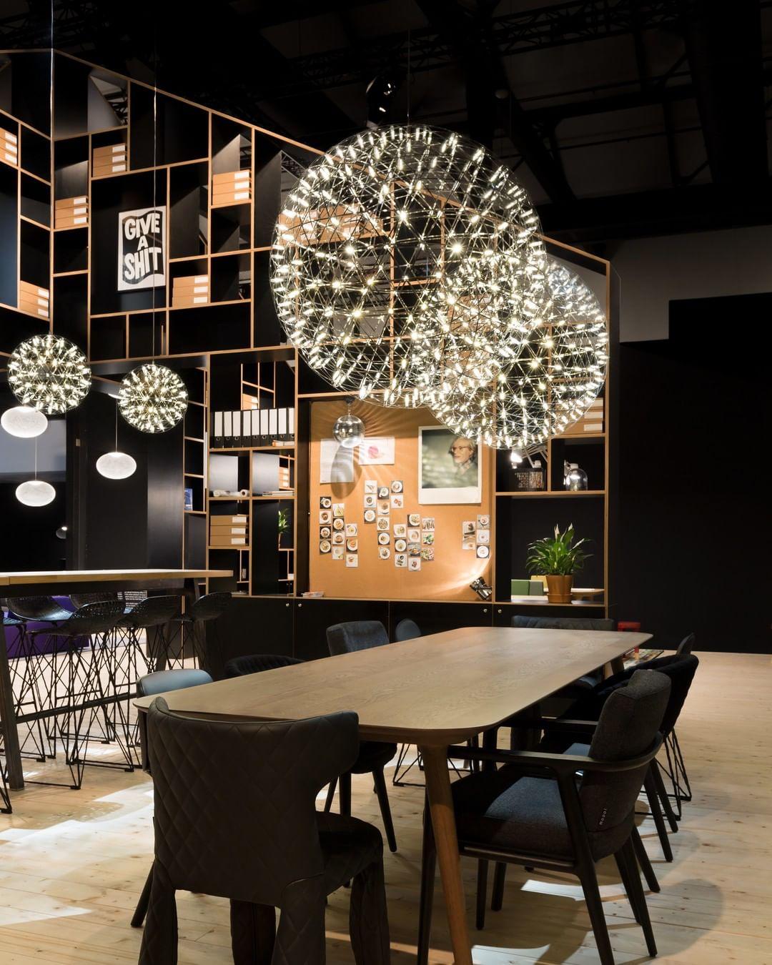 Delcourt Silver Spark Ball Pendant Light