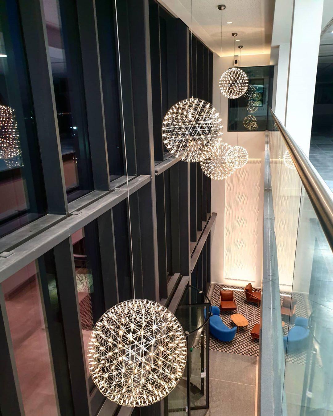 Delcourt Silver Spark Ball Pendant Light