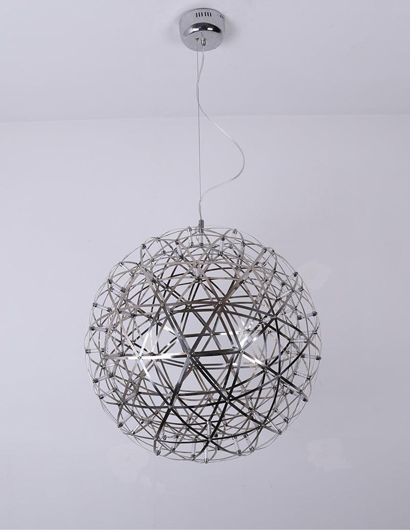 Delcourt Silver Spark Ball Pendant Light