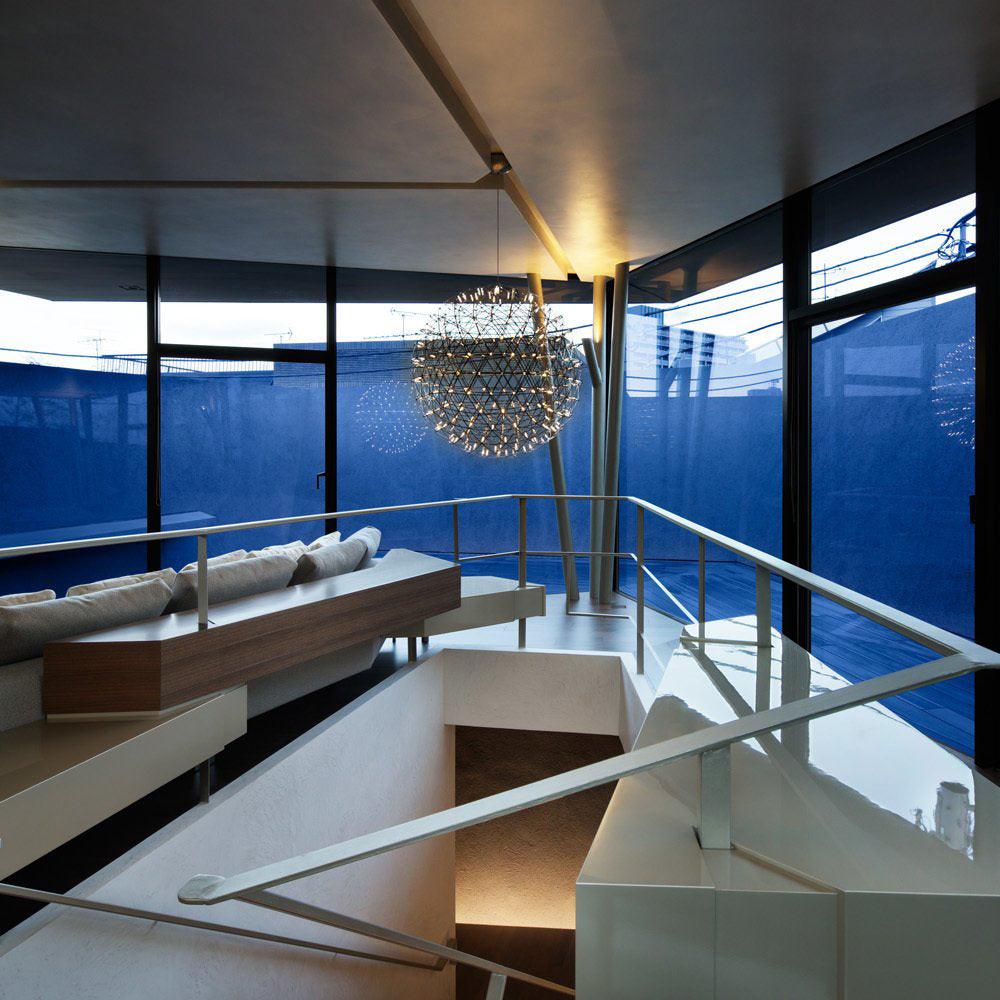 Delcourt Silver Spark Ball Pendant Light
